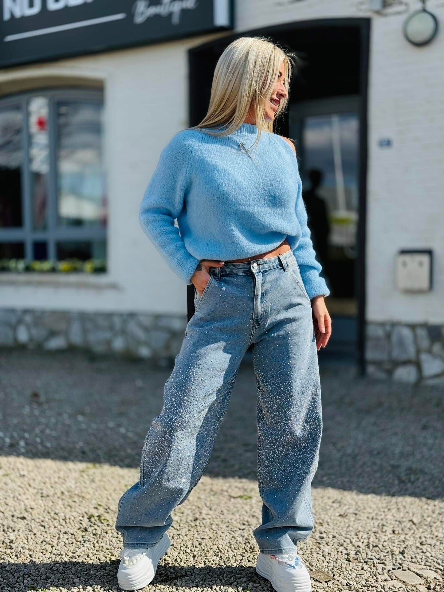 Pull SEVENTY bleu ciel
