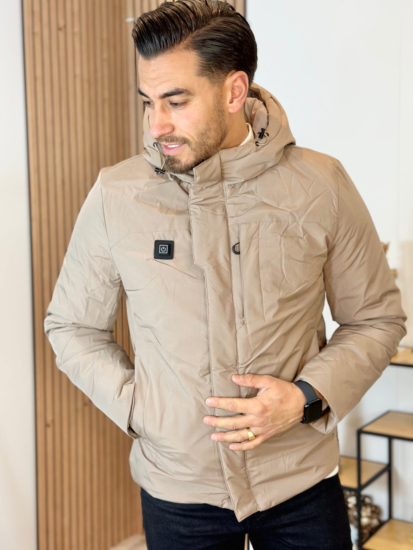 DOUDOUNE CHAUFFANTE BEIGE