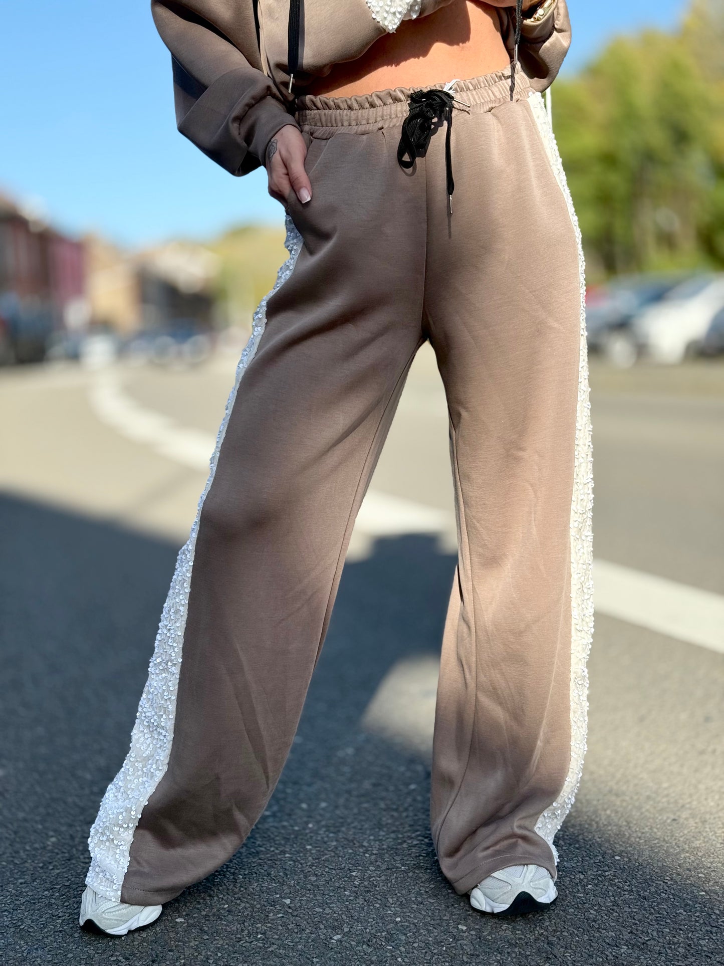 Pantalon « TAUPE » JENNA