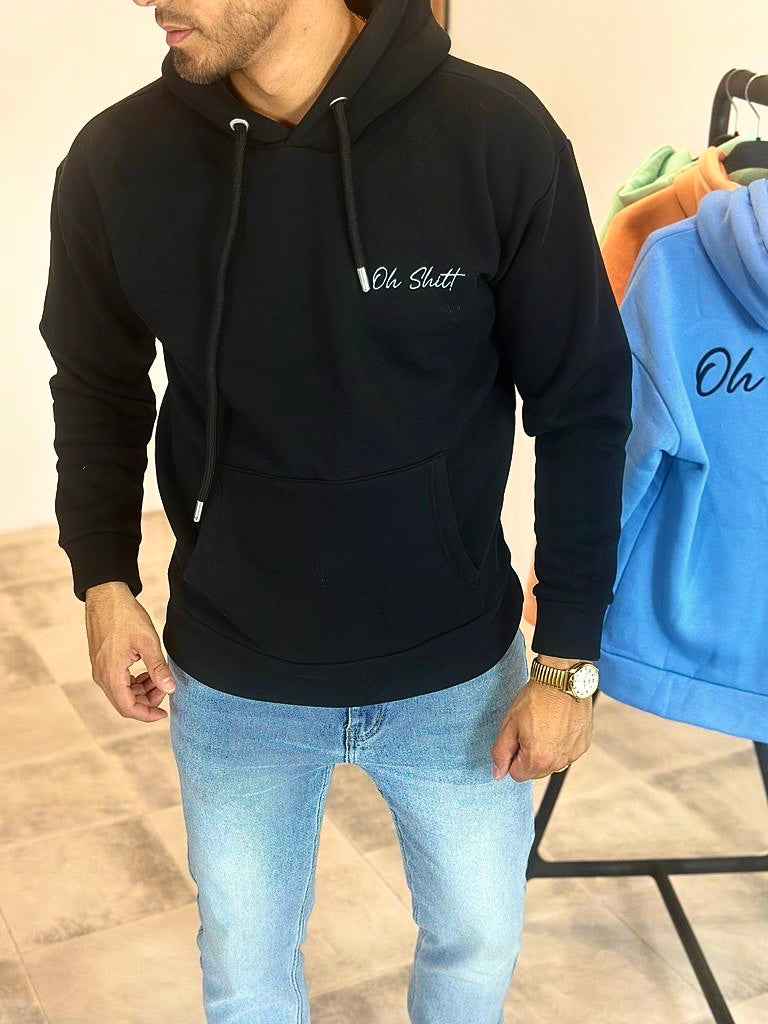 PULL À CAPUCHE OH SHIT NOIR