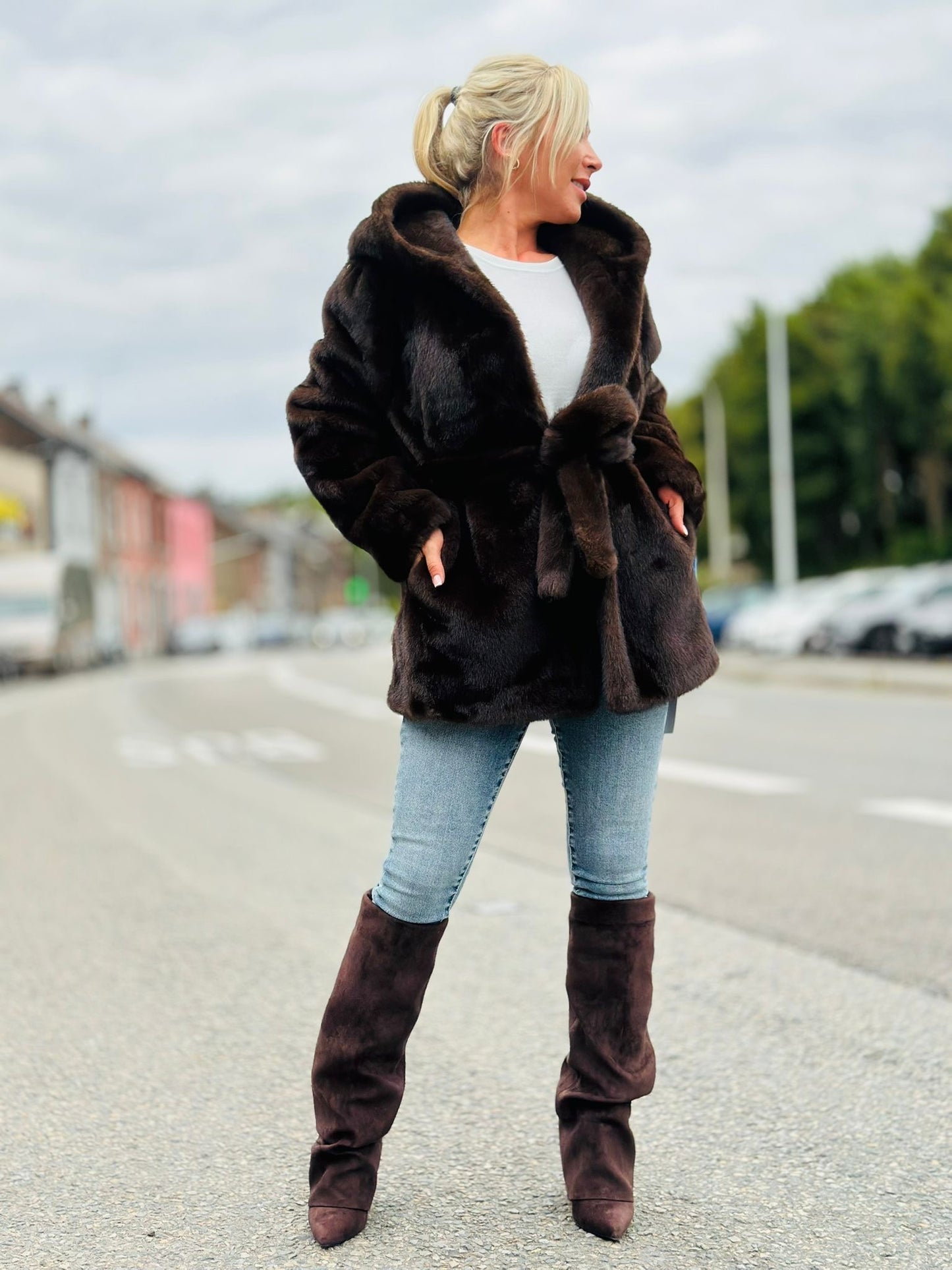 Manteau « ROULIETTE » CHOCO