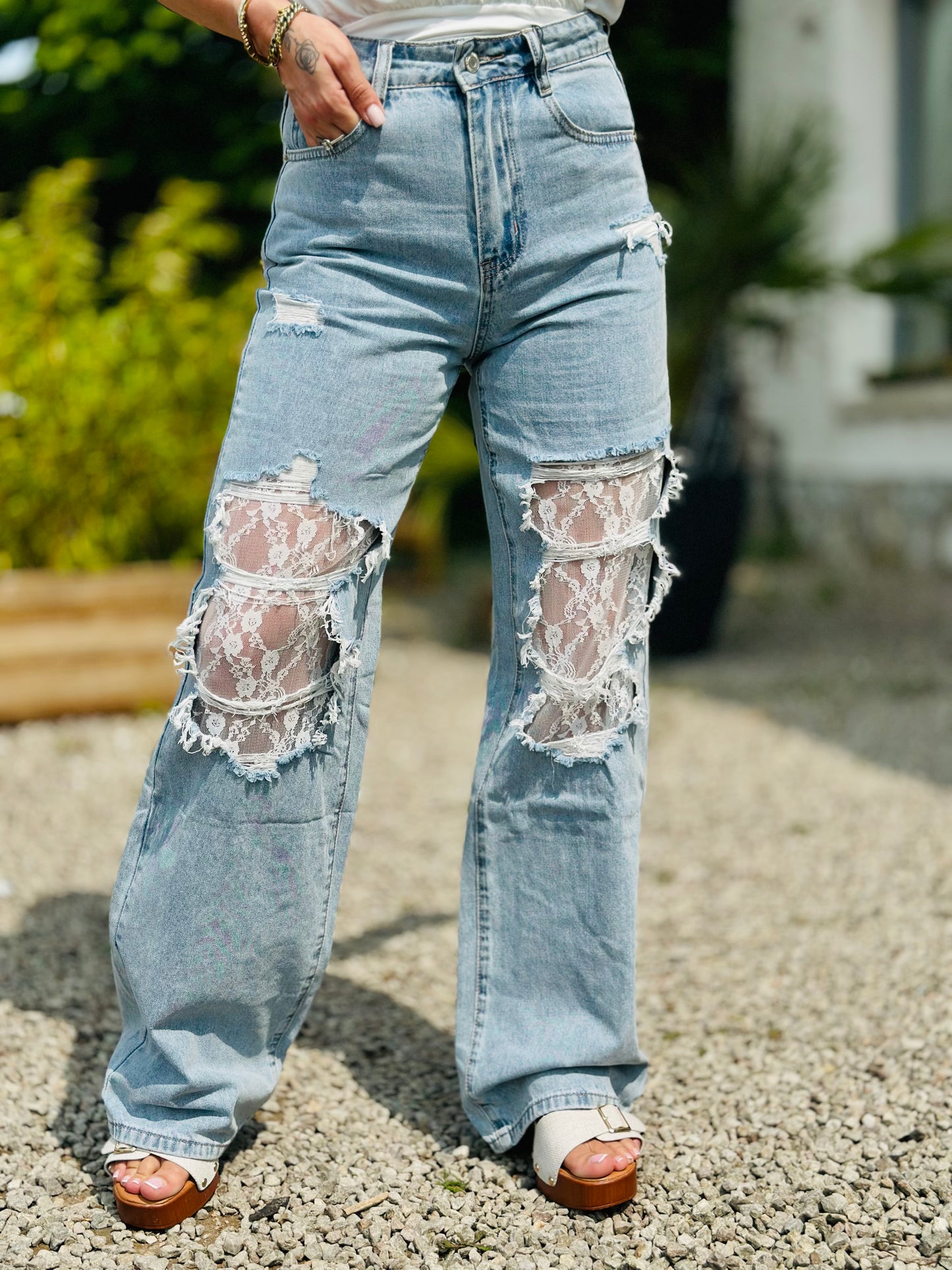 Jeans « DENTELLE »
