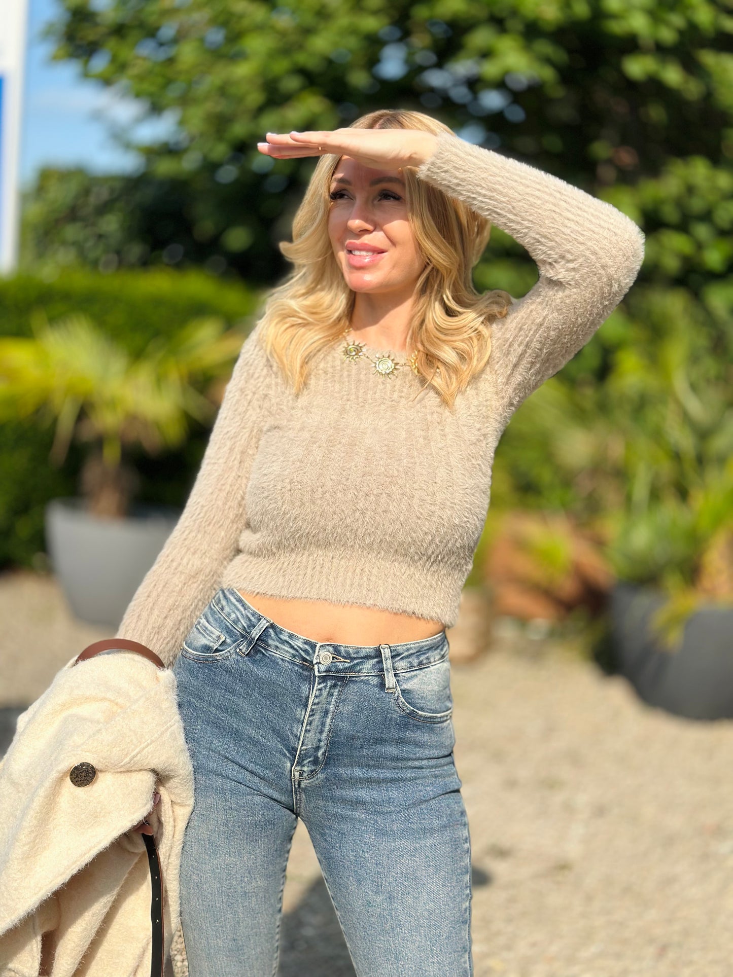 Pull « DOUDOU » TAUPE