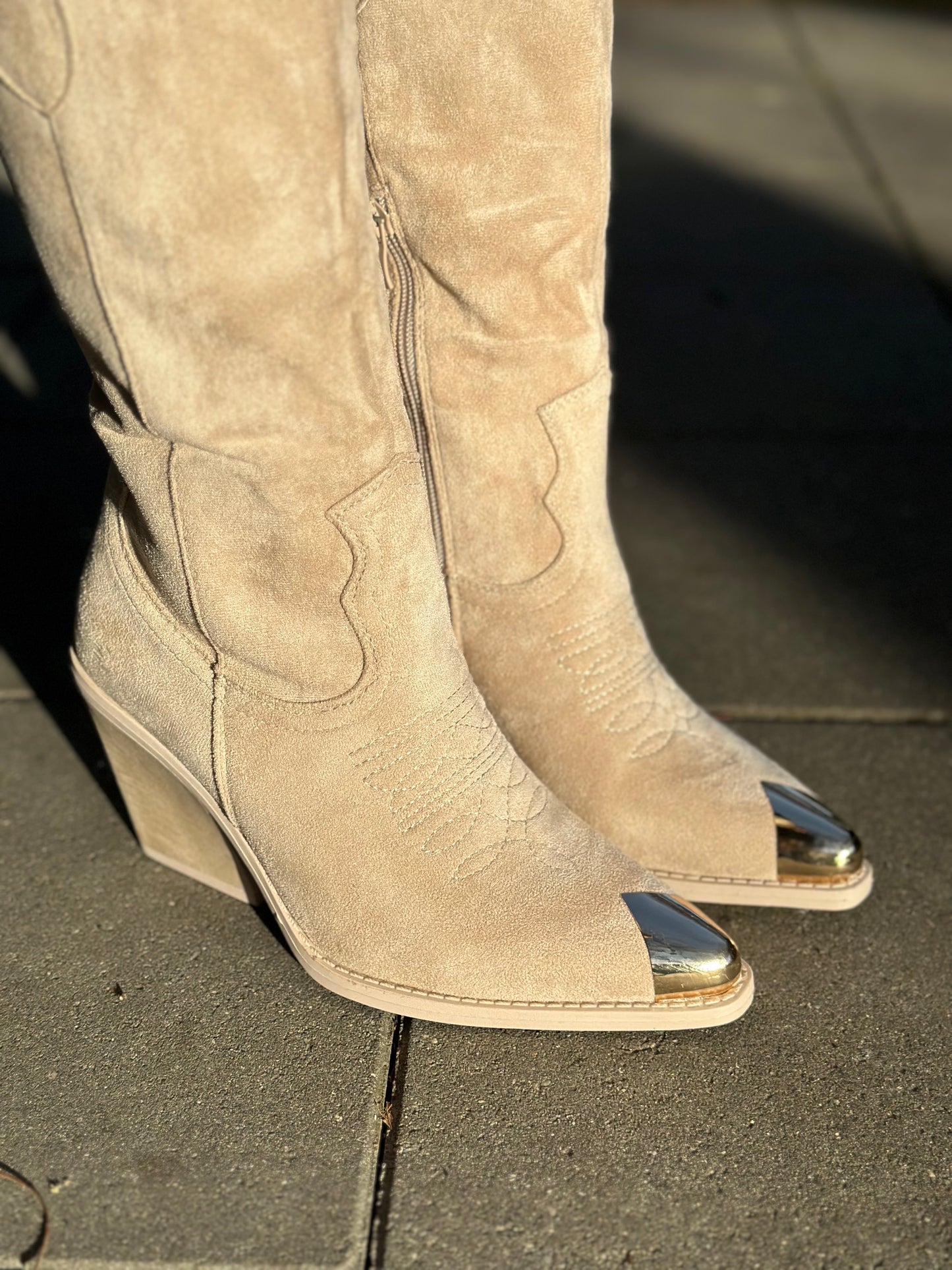 Santiags « MILLA » BEIGE