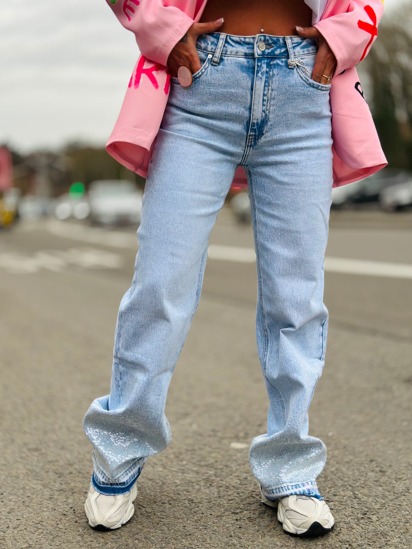 Jeans « QUEEN HEART » SEQUIN