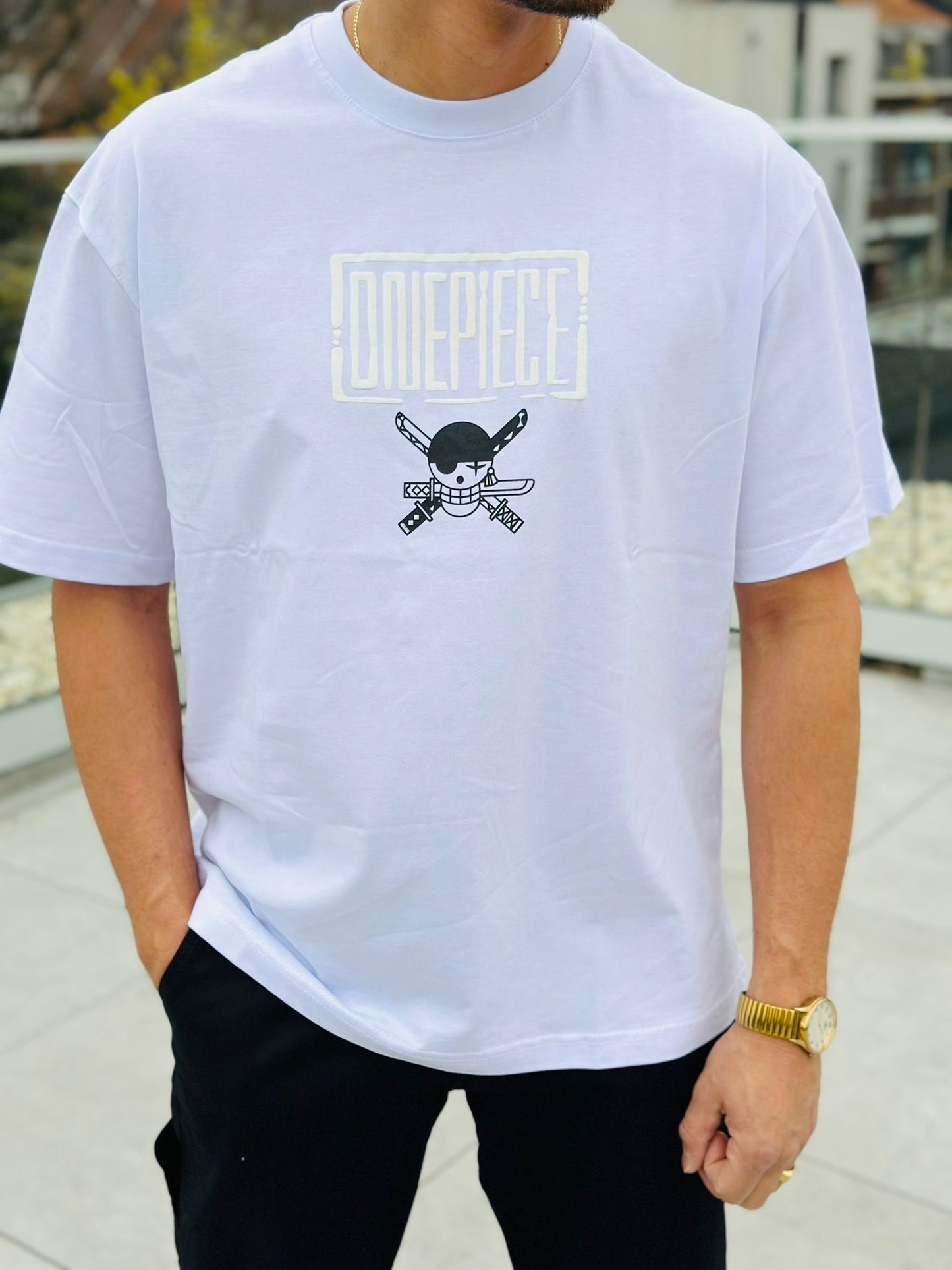 T SHIRT ONE PIECE BLANC