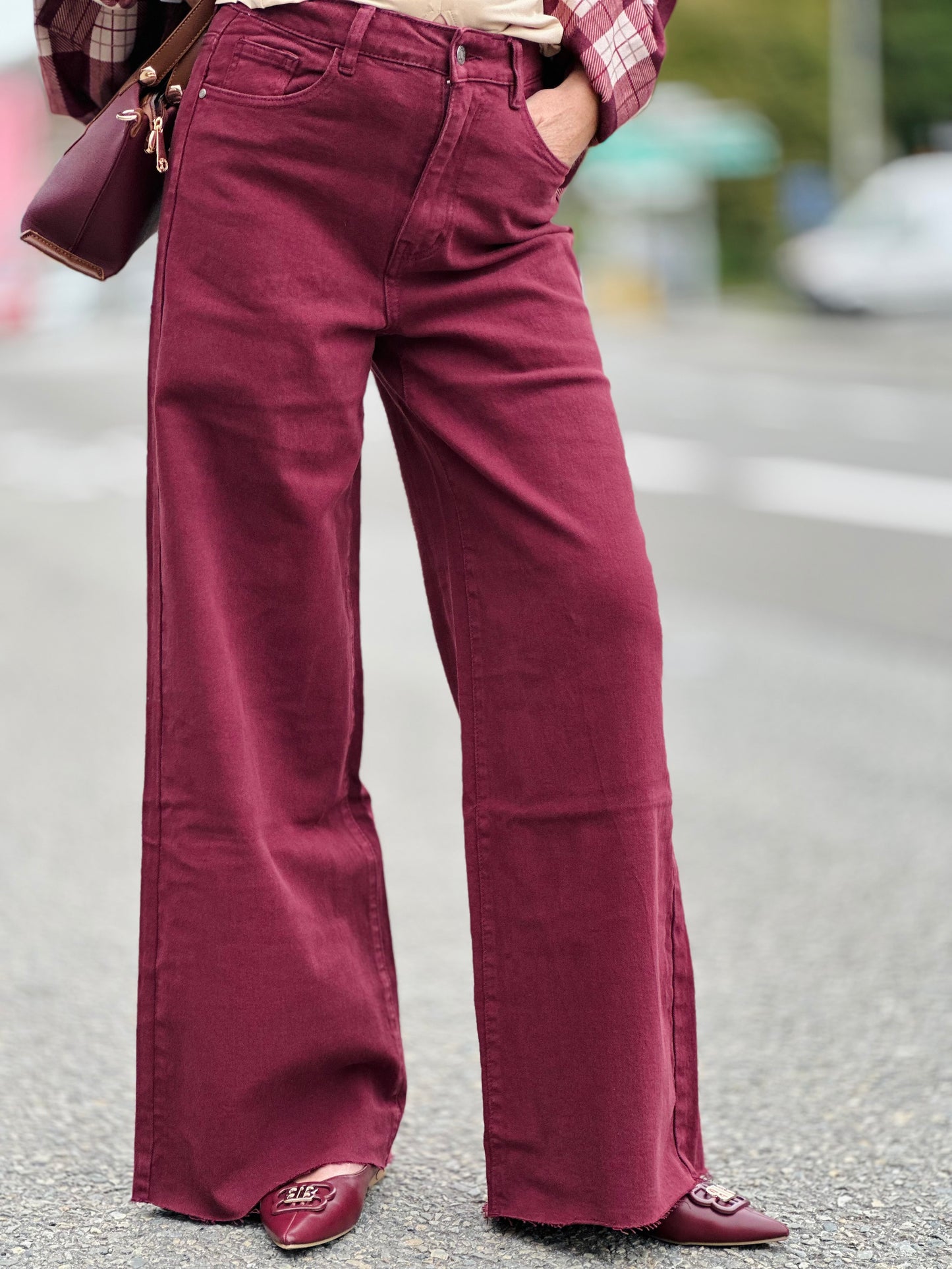 Jeans "Redial" Bordeaux