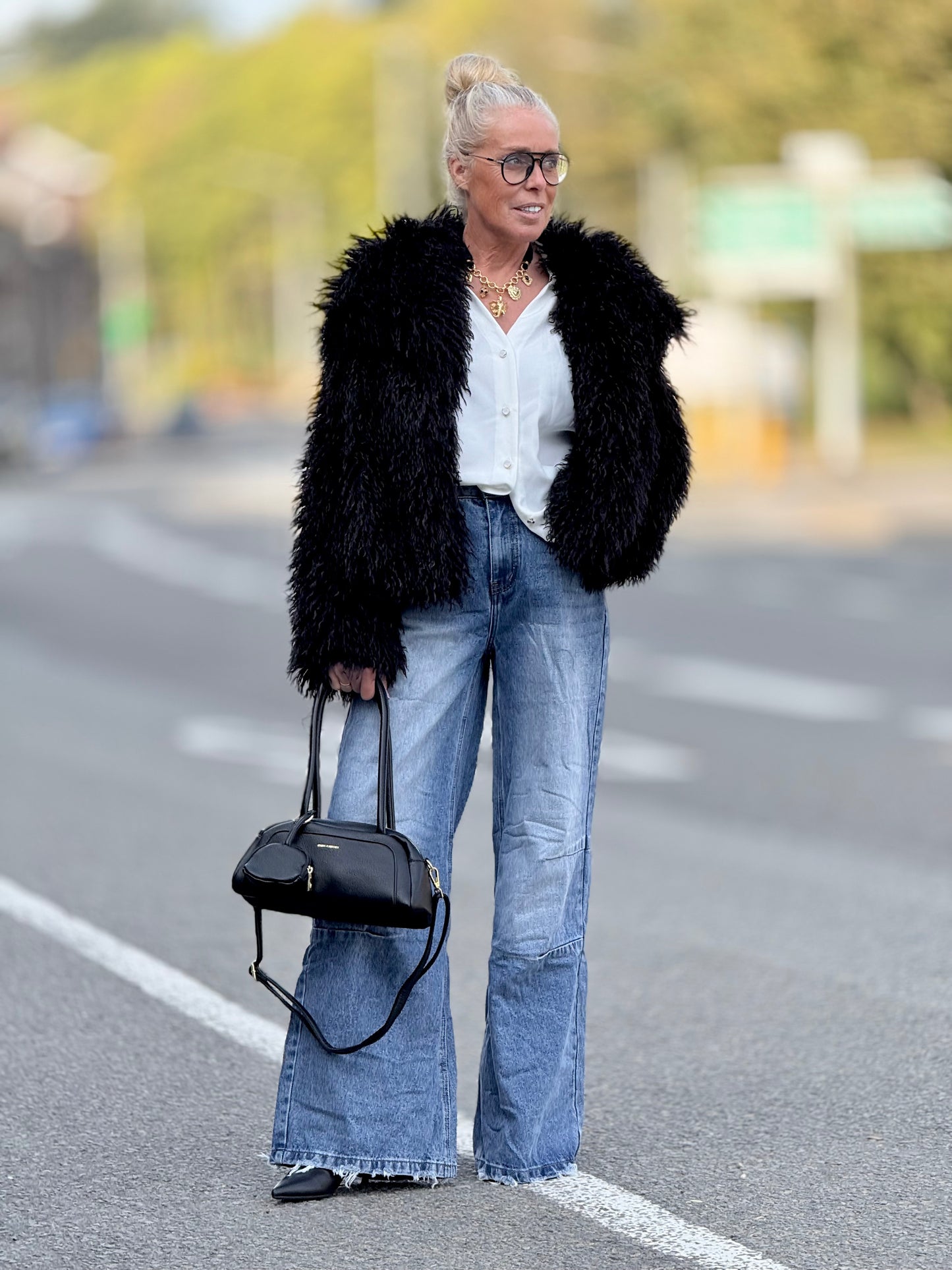 Jeans "SEVENTYS" Bleu