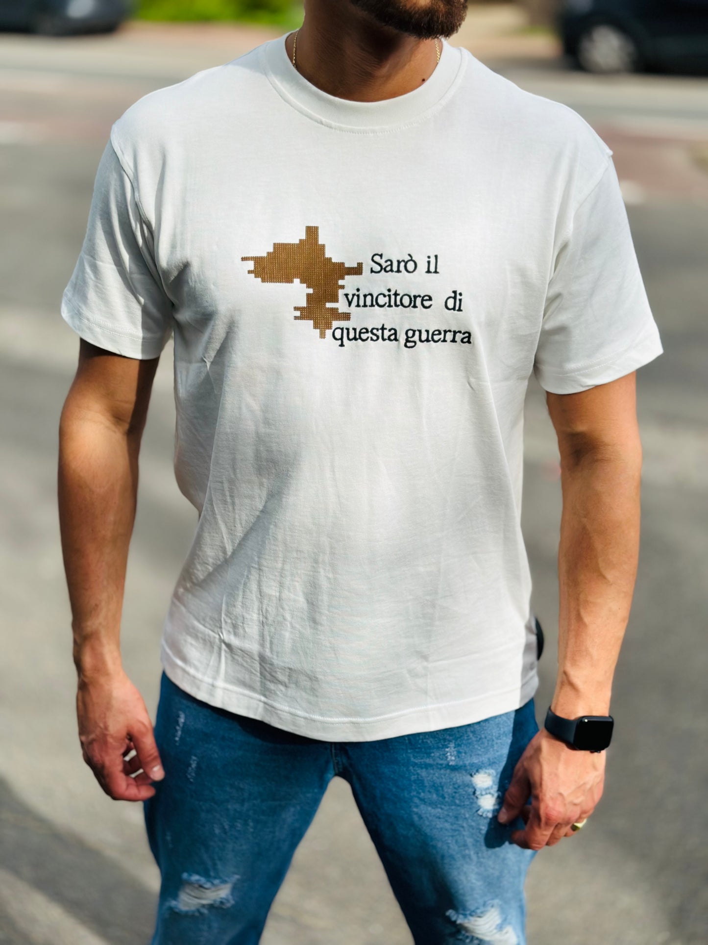 T SHIRT SARO BLANC
