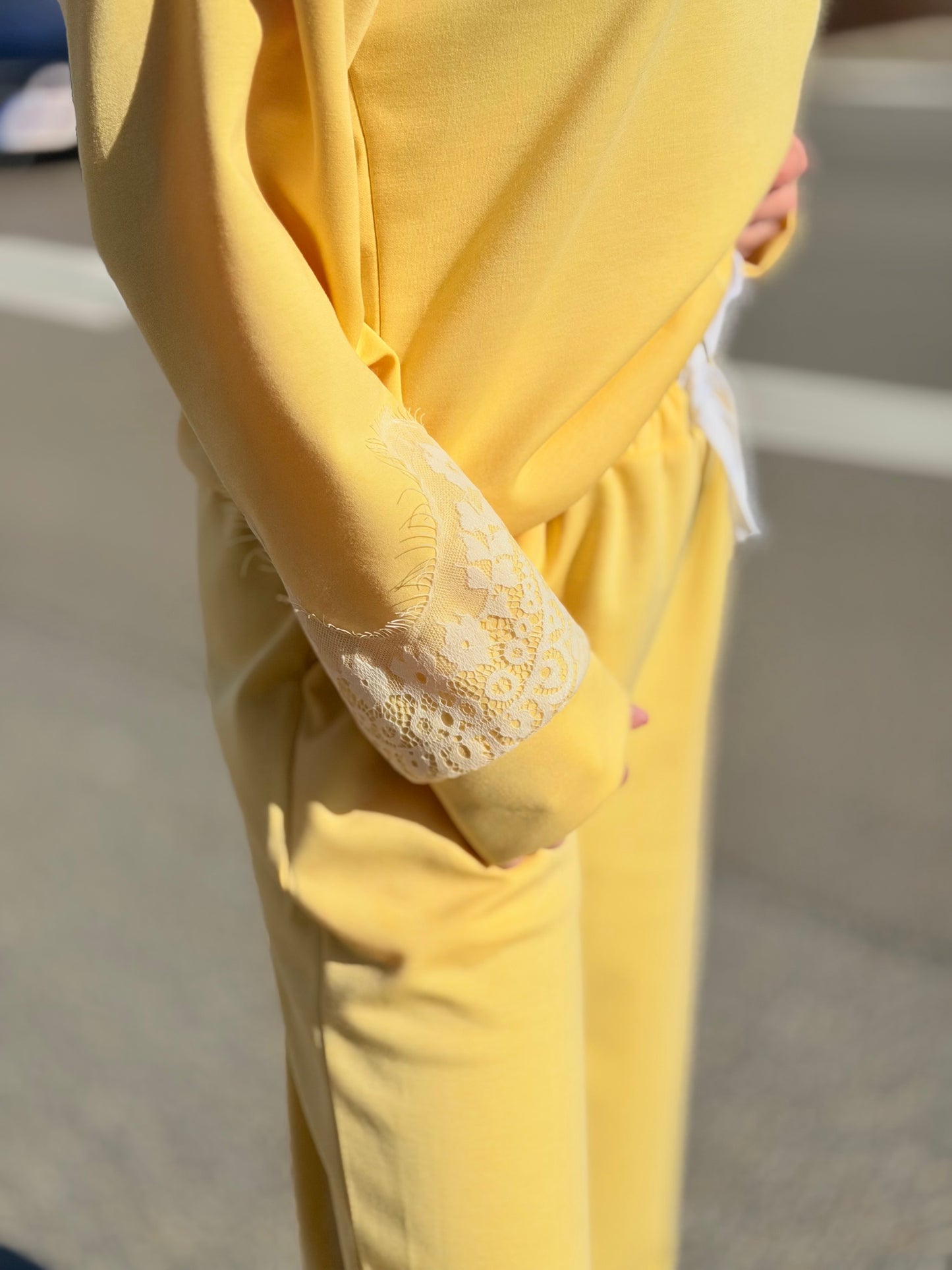 Ensemble jogging «Donna» jaune