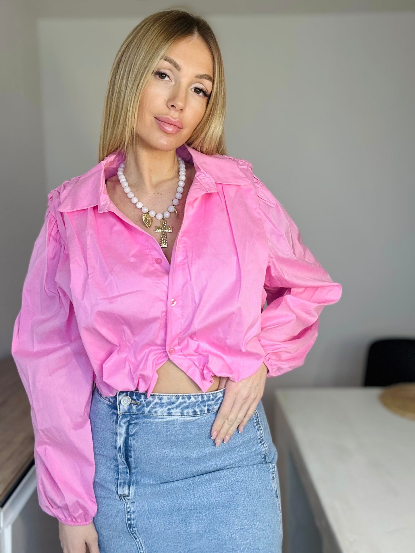 Chemisier « RINA » ROSE