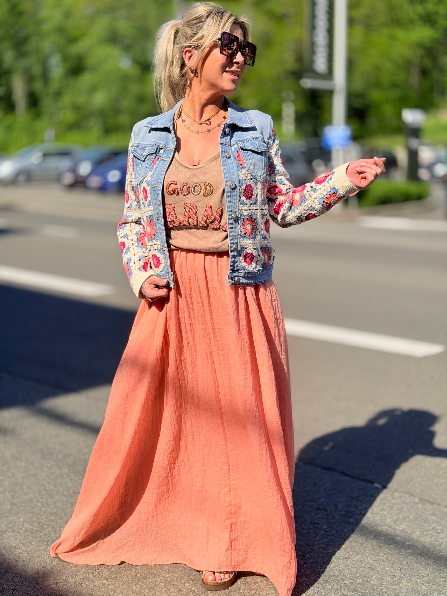 Veste «Crochet» color