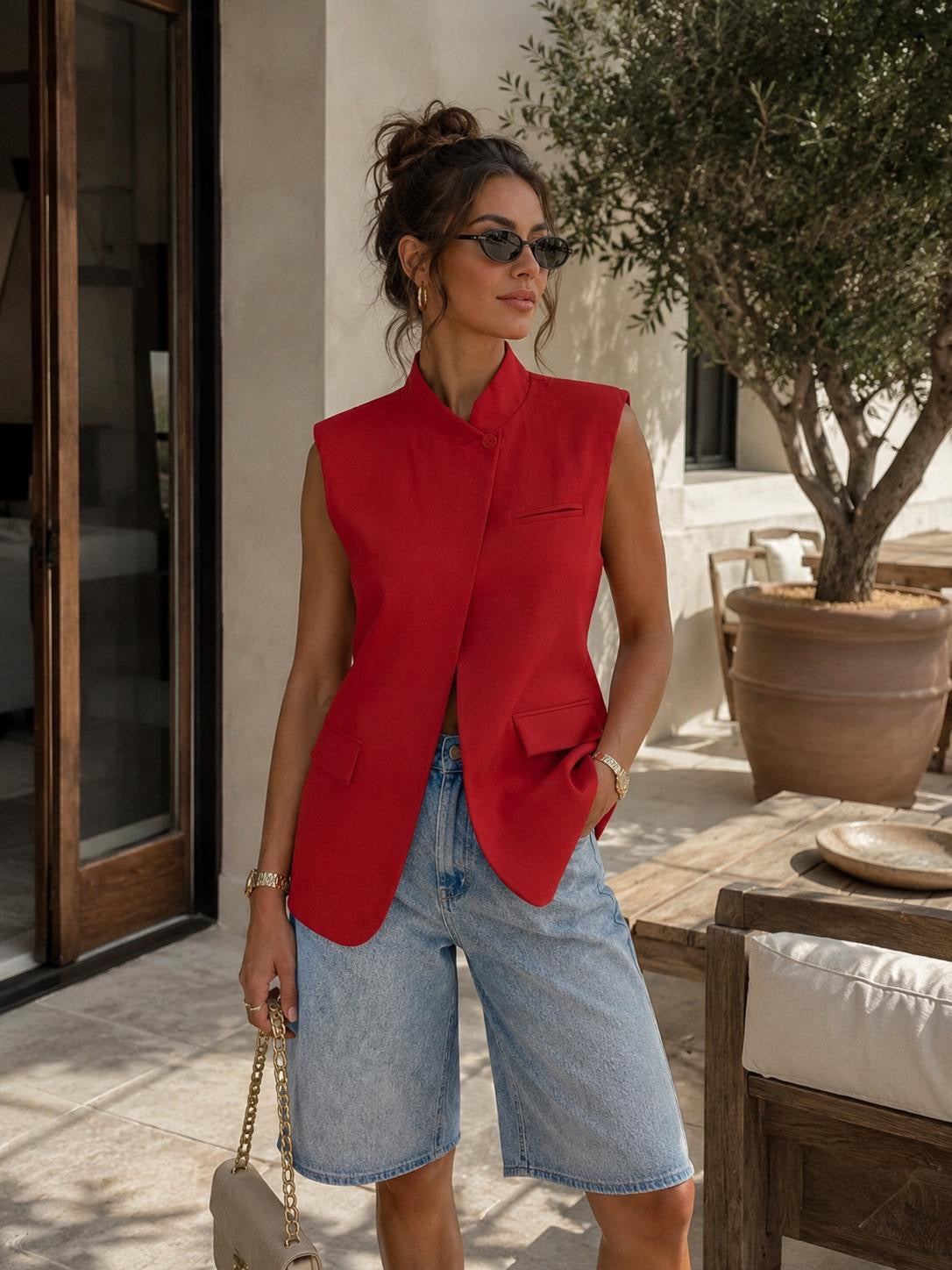 Blazer « Sara » Rouge