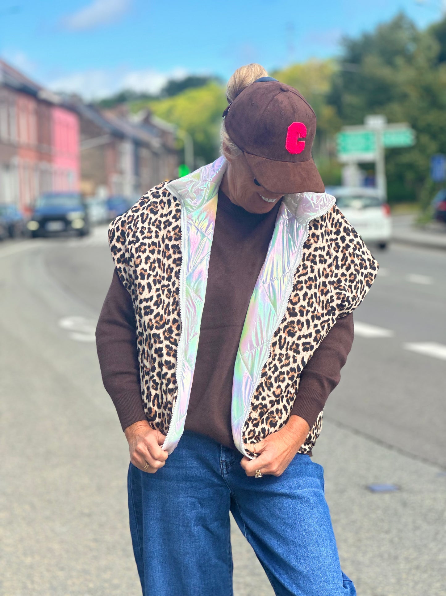 Veste "NICE" Blanche Revesible
