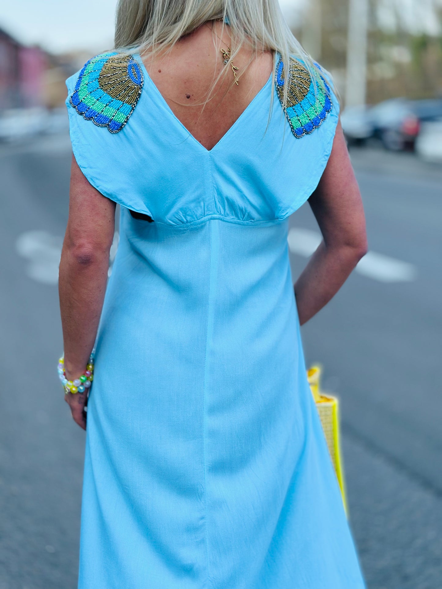 Robe « ANGÈLE » BLEU