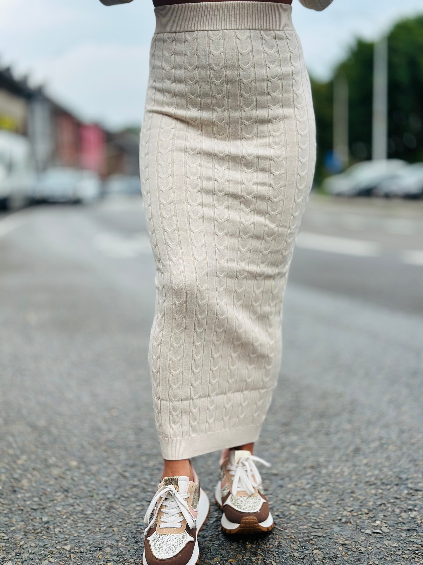 Jupe « ILIANA » BEIGE