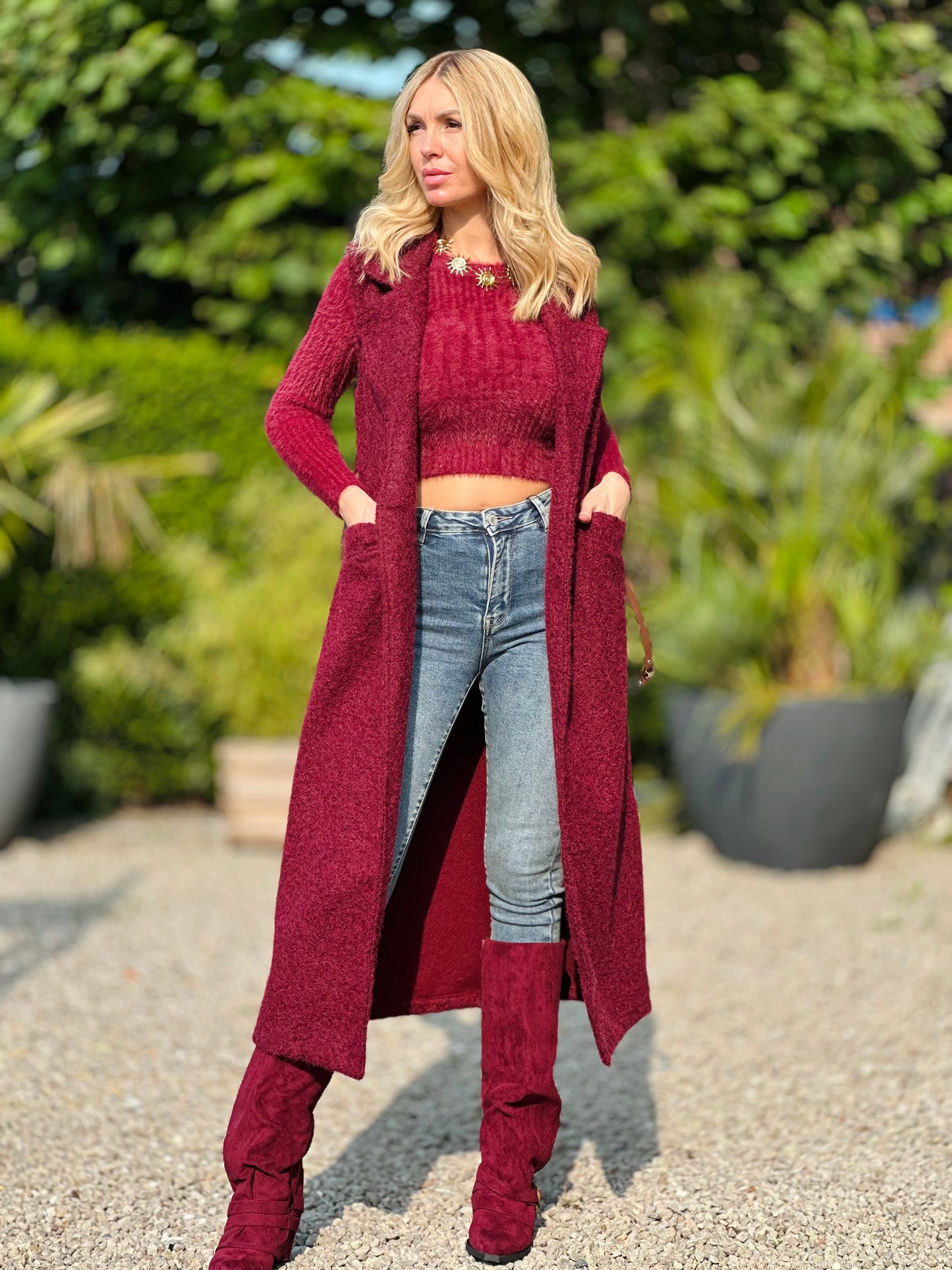 Veste « OLGA » BORDEAUX