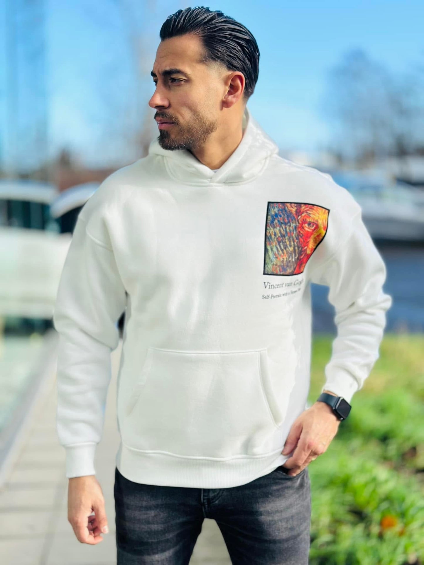 Sweat VAN GOGH Blanc
