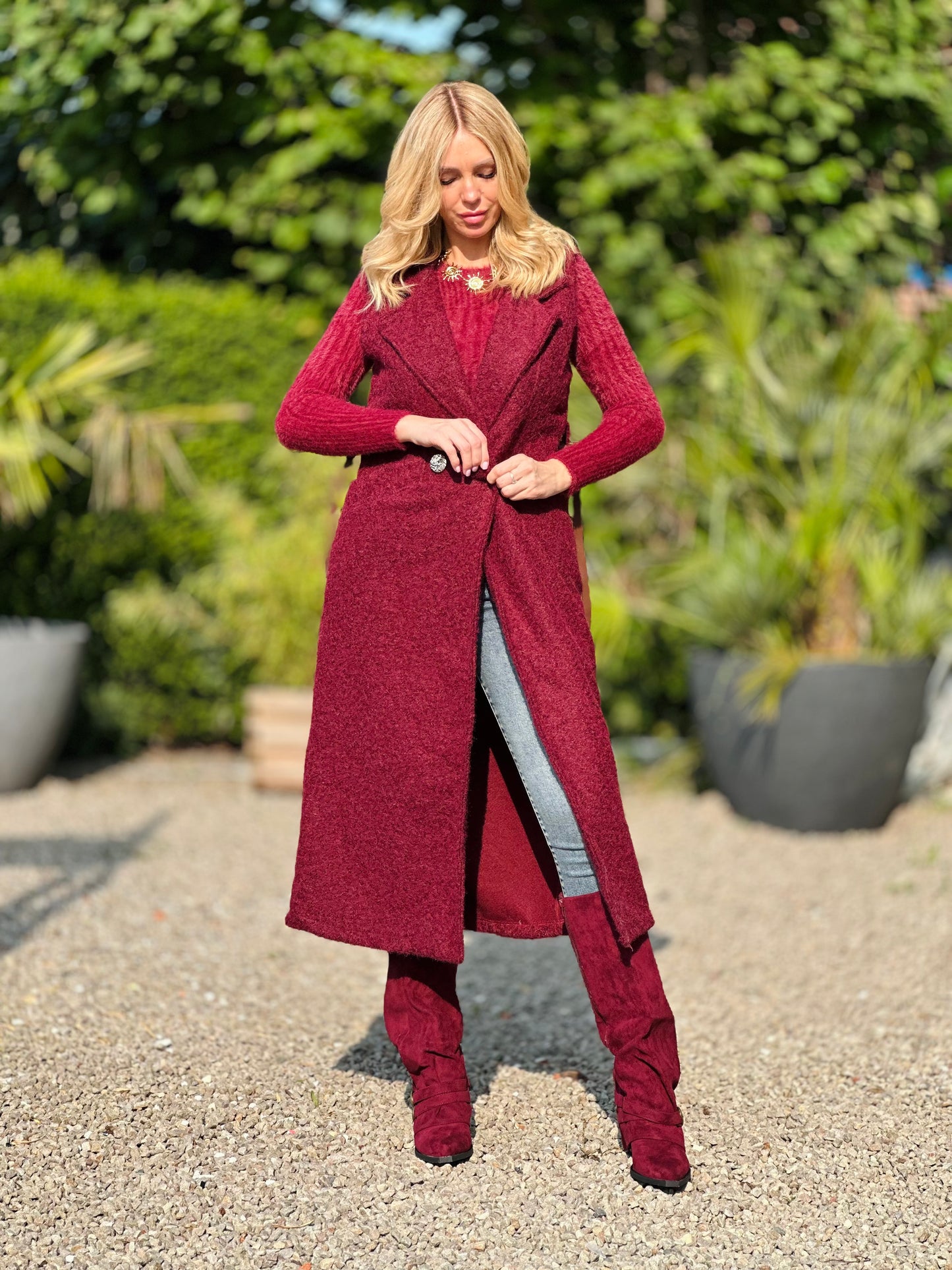 Veste « OLGA » BORDEAUX