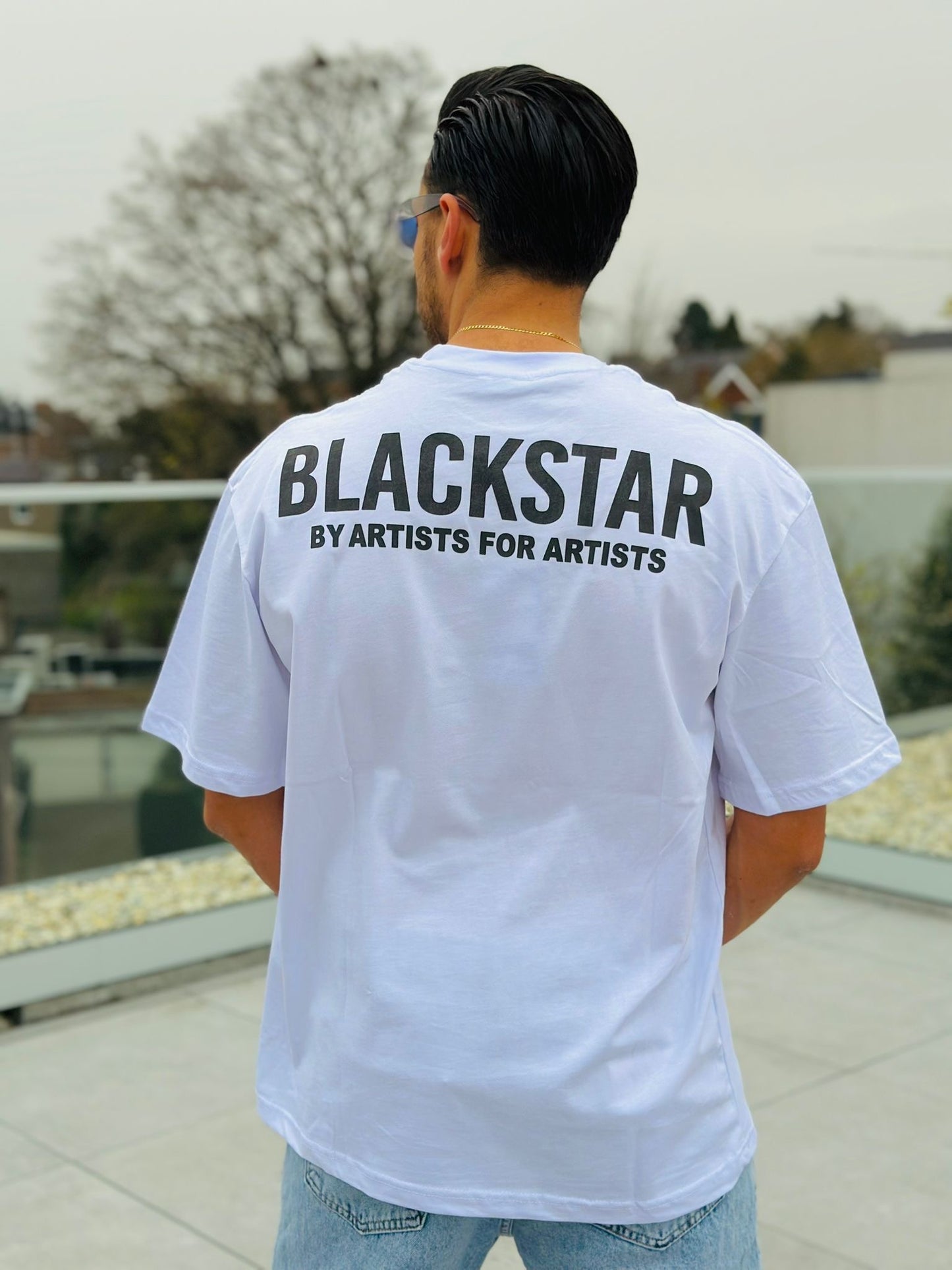 T SHIRT BLACKSTAR BLANC