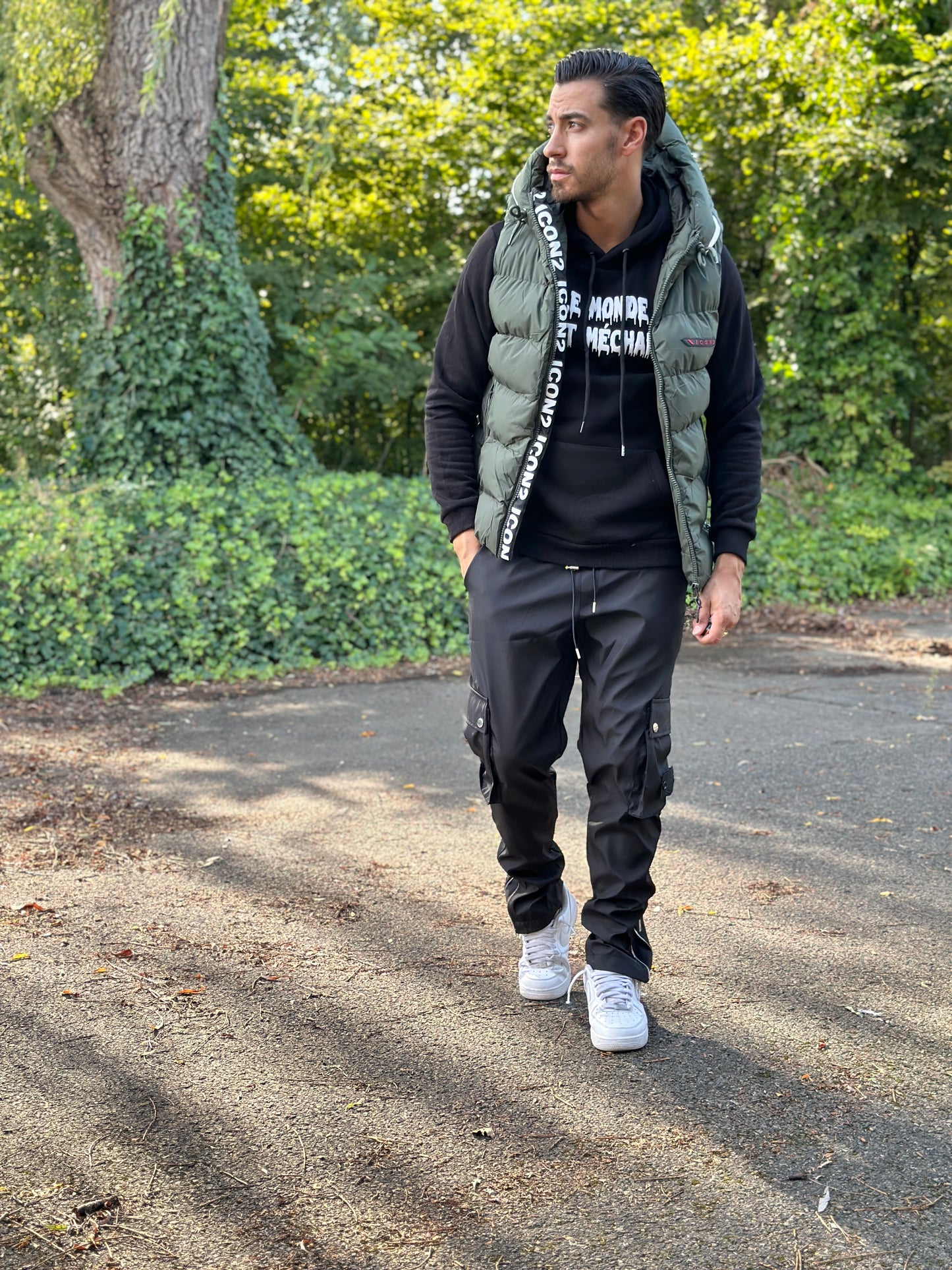 DOUDOUNE ICON SANS MANCHE KAKI