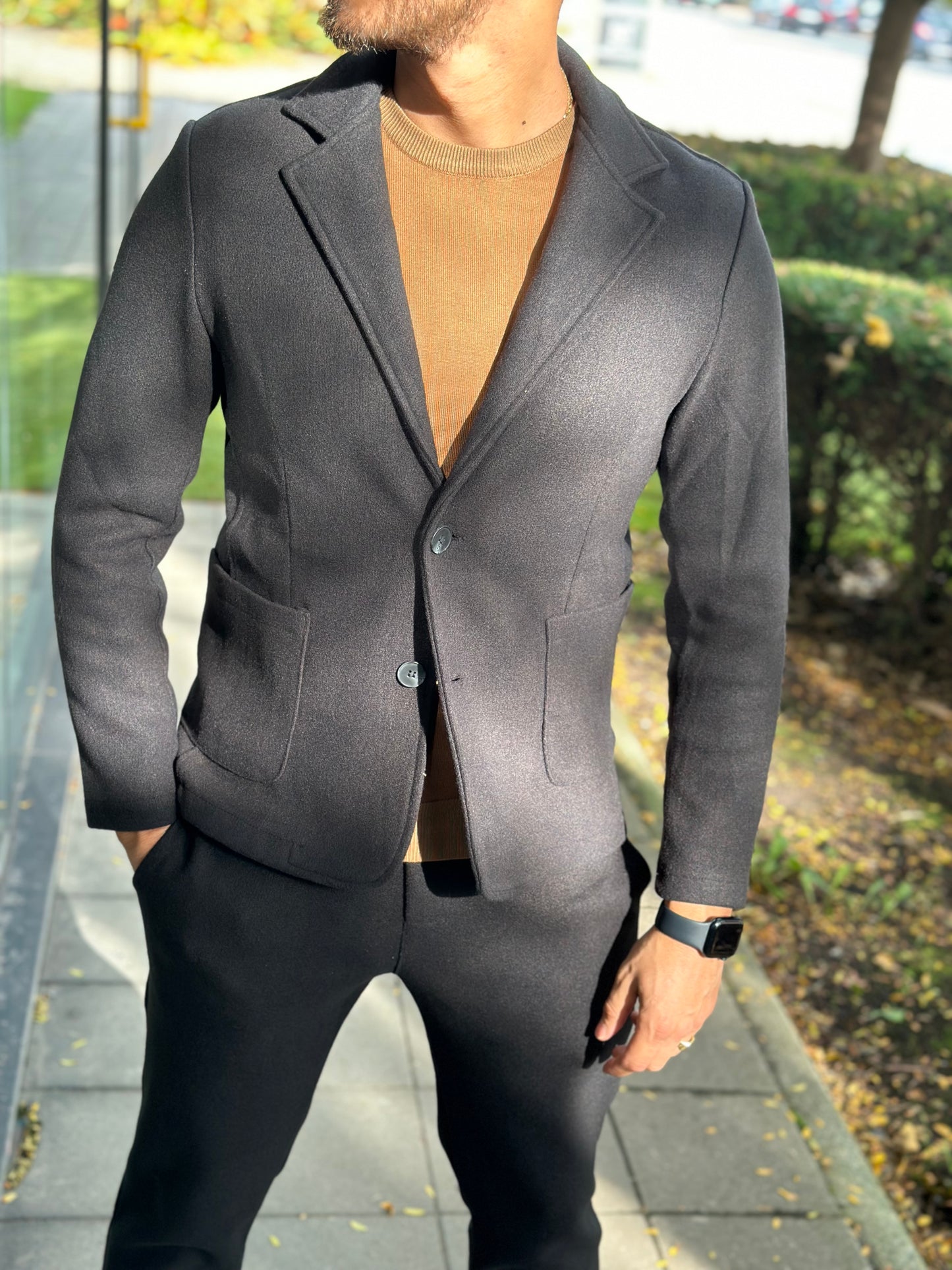 ENSEMBLE BLAZER NOIR