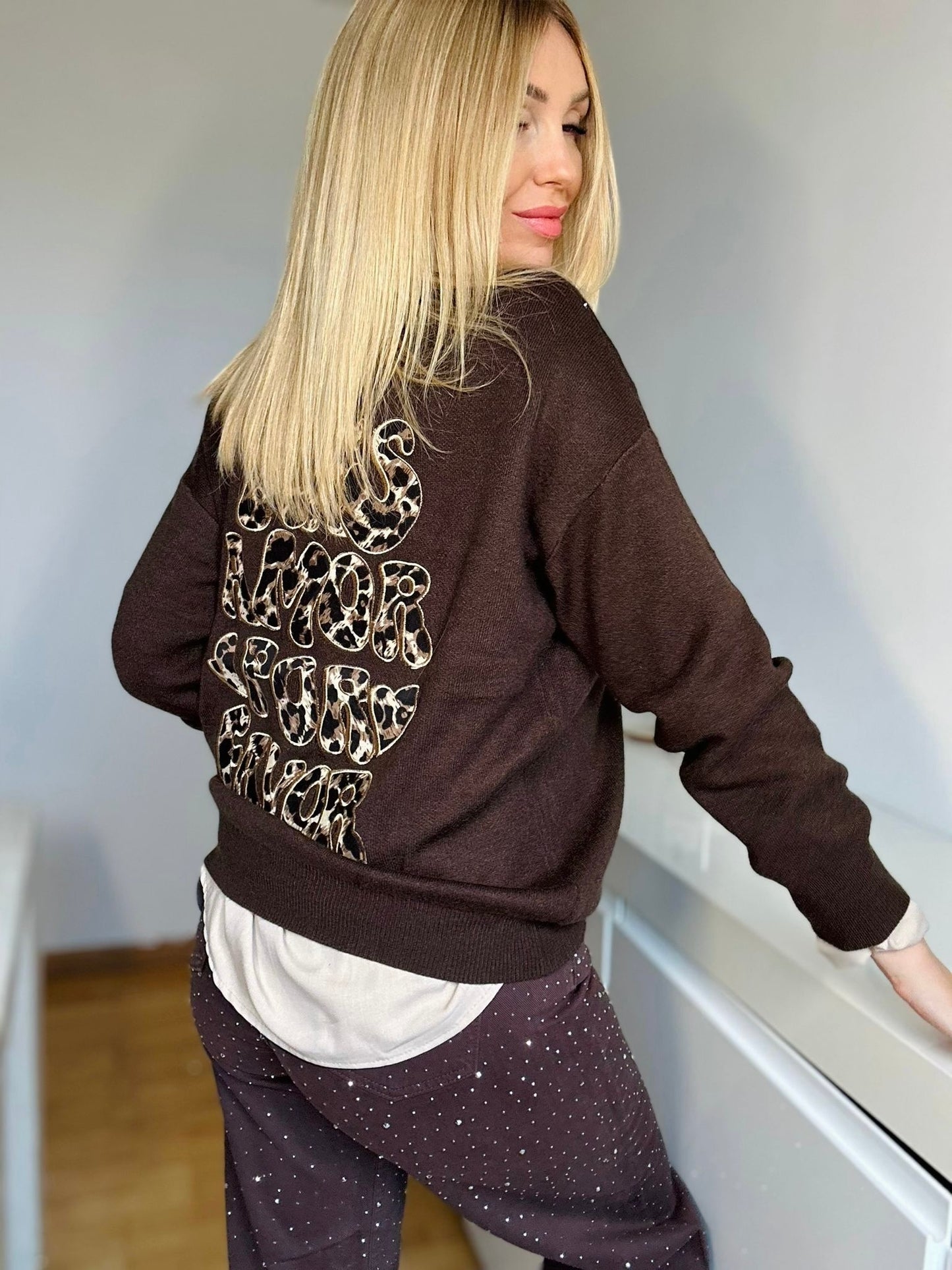 Pull "MAS AMOR" Choco