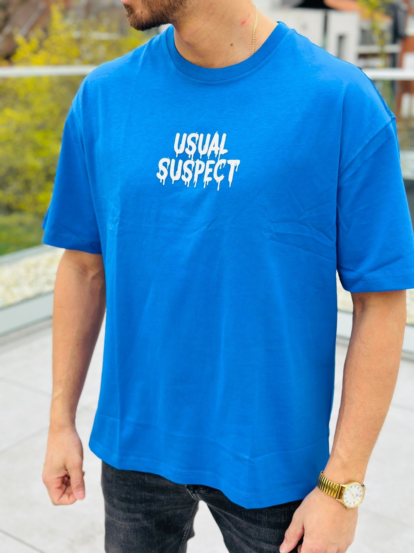 T SHIRT OVERSIZE MICKEY BLEU ELECTRIC