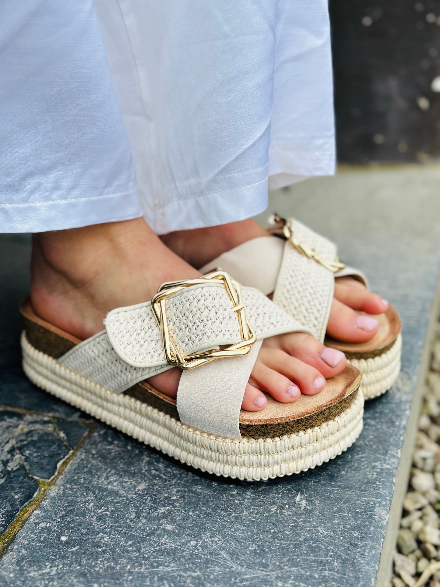 Sandales « NALYA » BEIGE