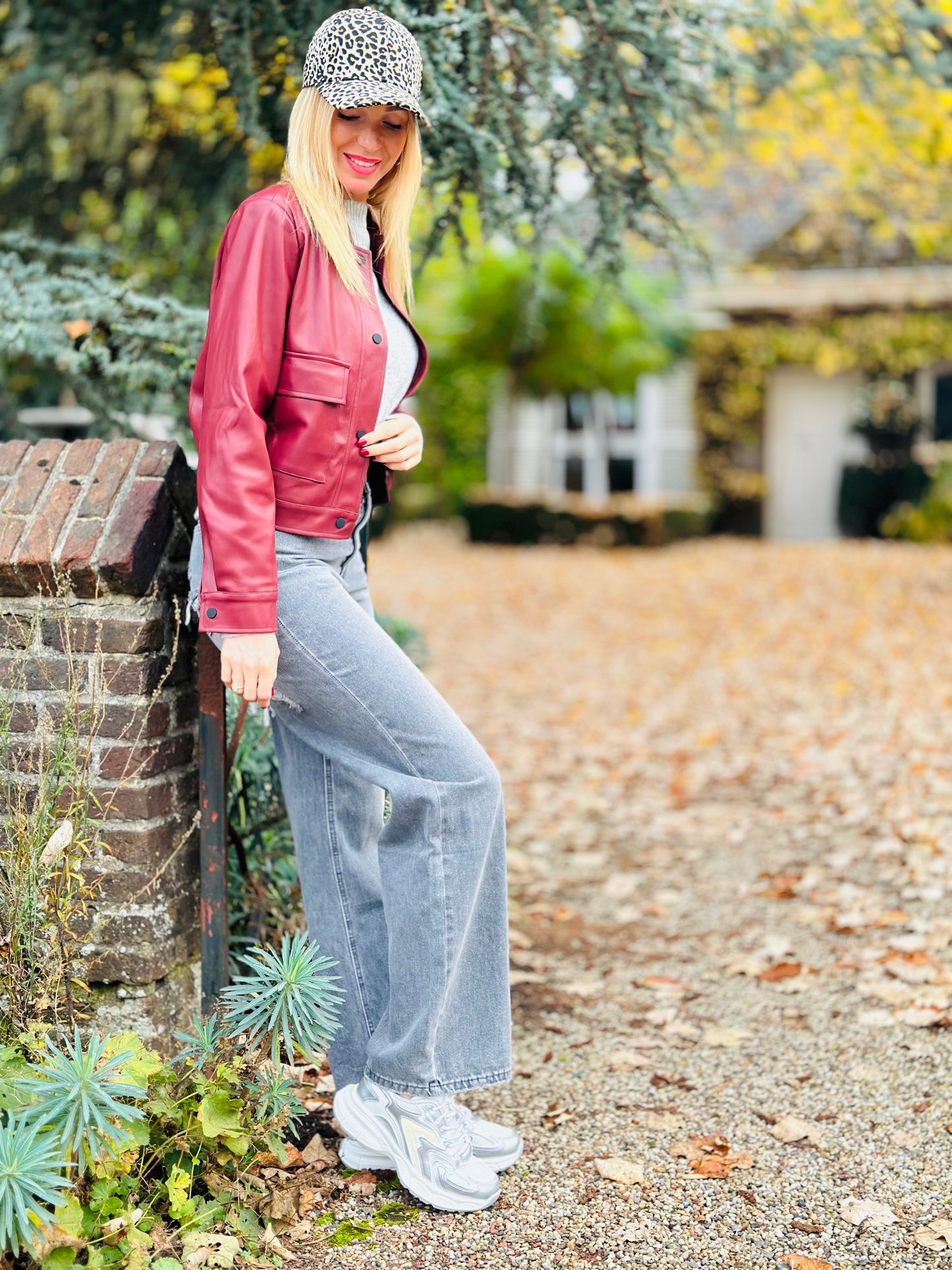 VESTE NINA BORDEAUX