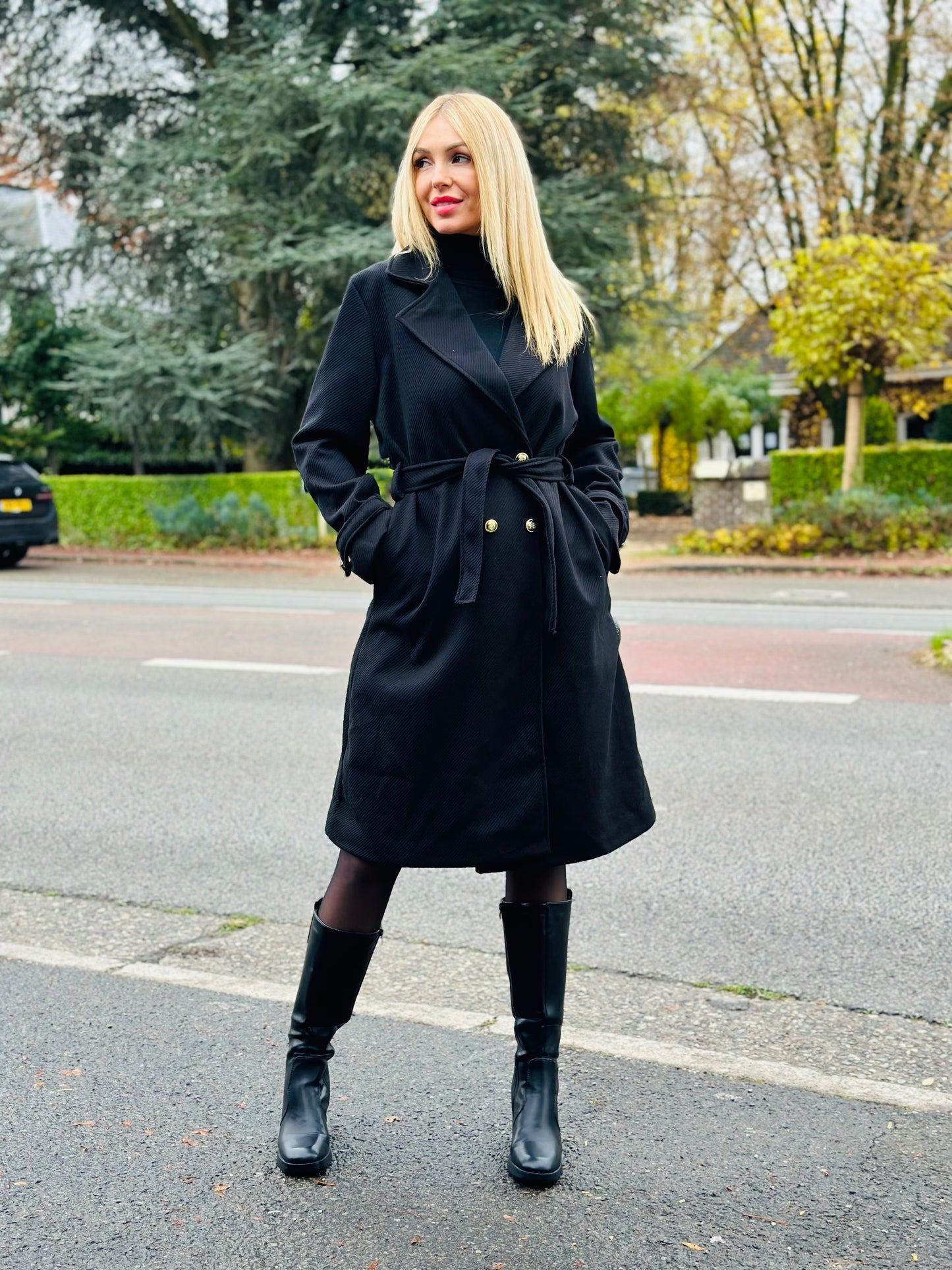 Trench « EMILIE » NOIR
