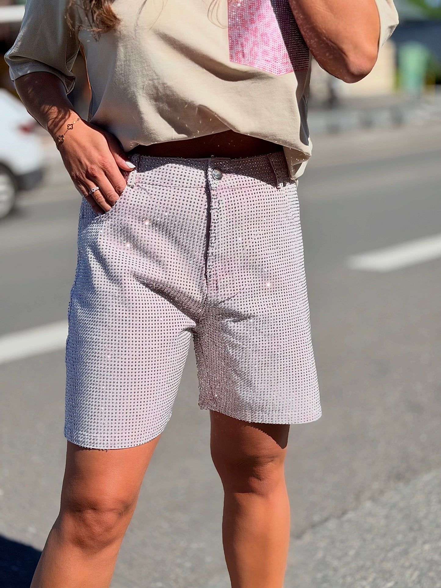 Short « Alessia » Rose