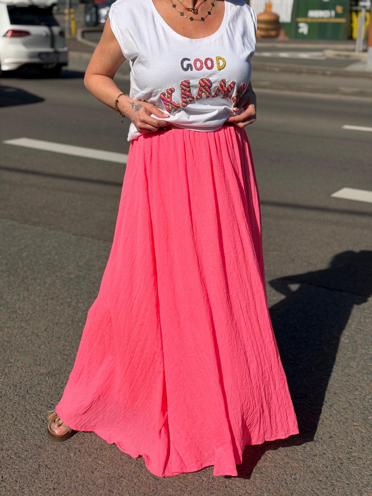 Jupe «Estella» rose