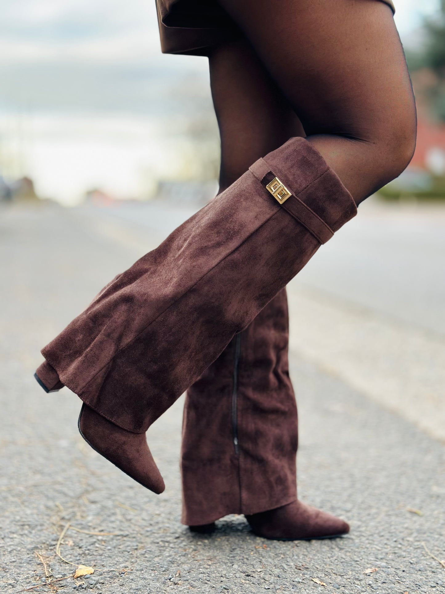 Bottes « LISE » CHOCO