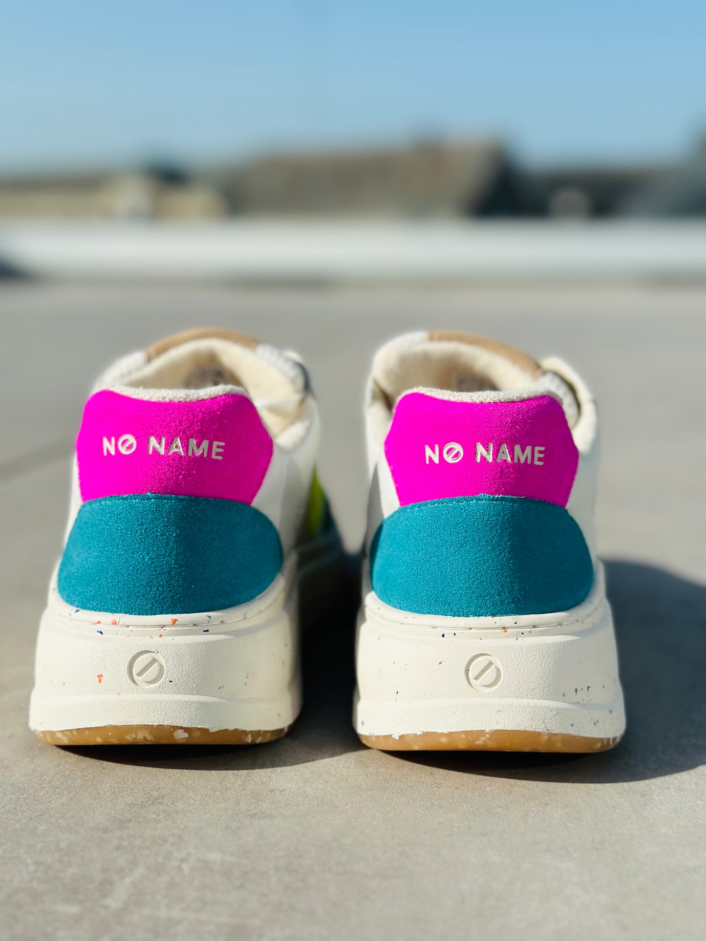 SNEAKERS NO NAME BRIDGET LAGON F. YELLOW WHITE