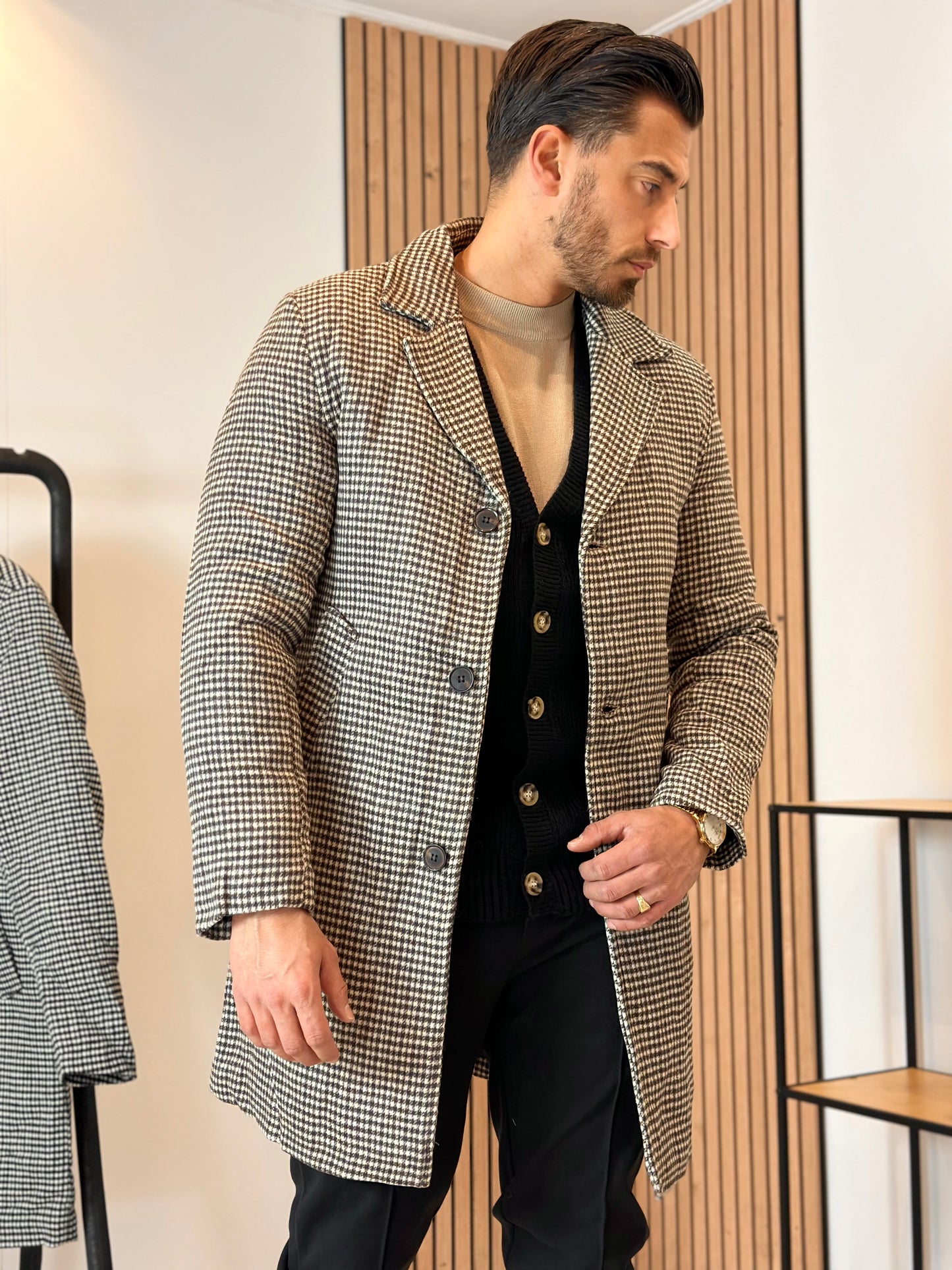 TRENCH LIVIO CHOCO/BEIGE