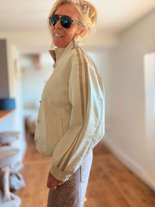 Veste Simili "Addi" Beige