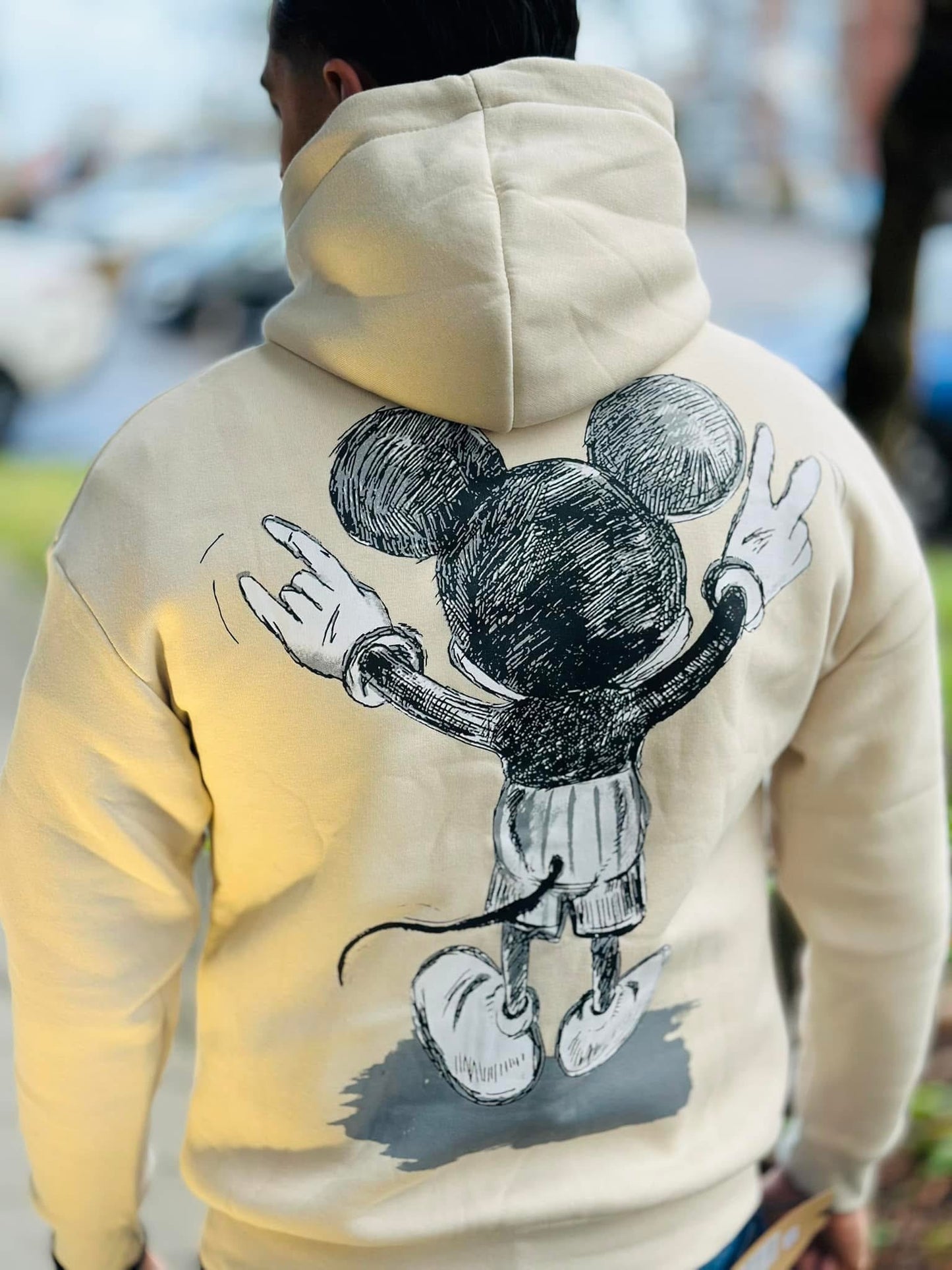Sweat "SUSPECT" beige