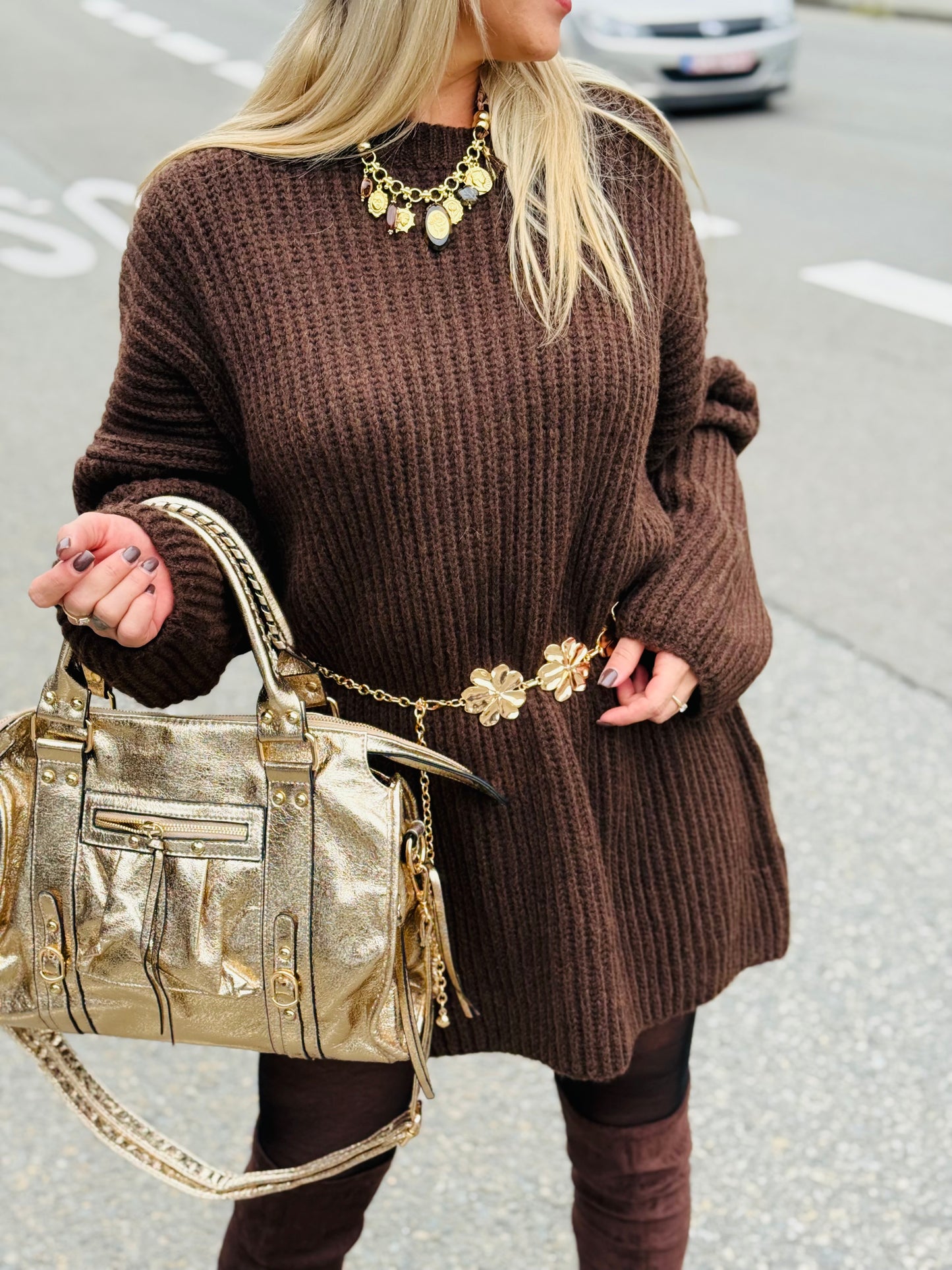Robe pull « CHOCO »