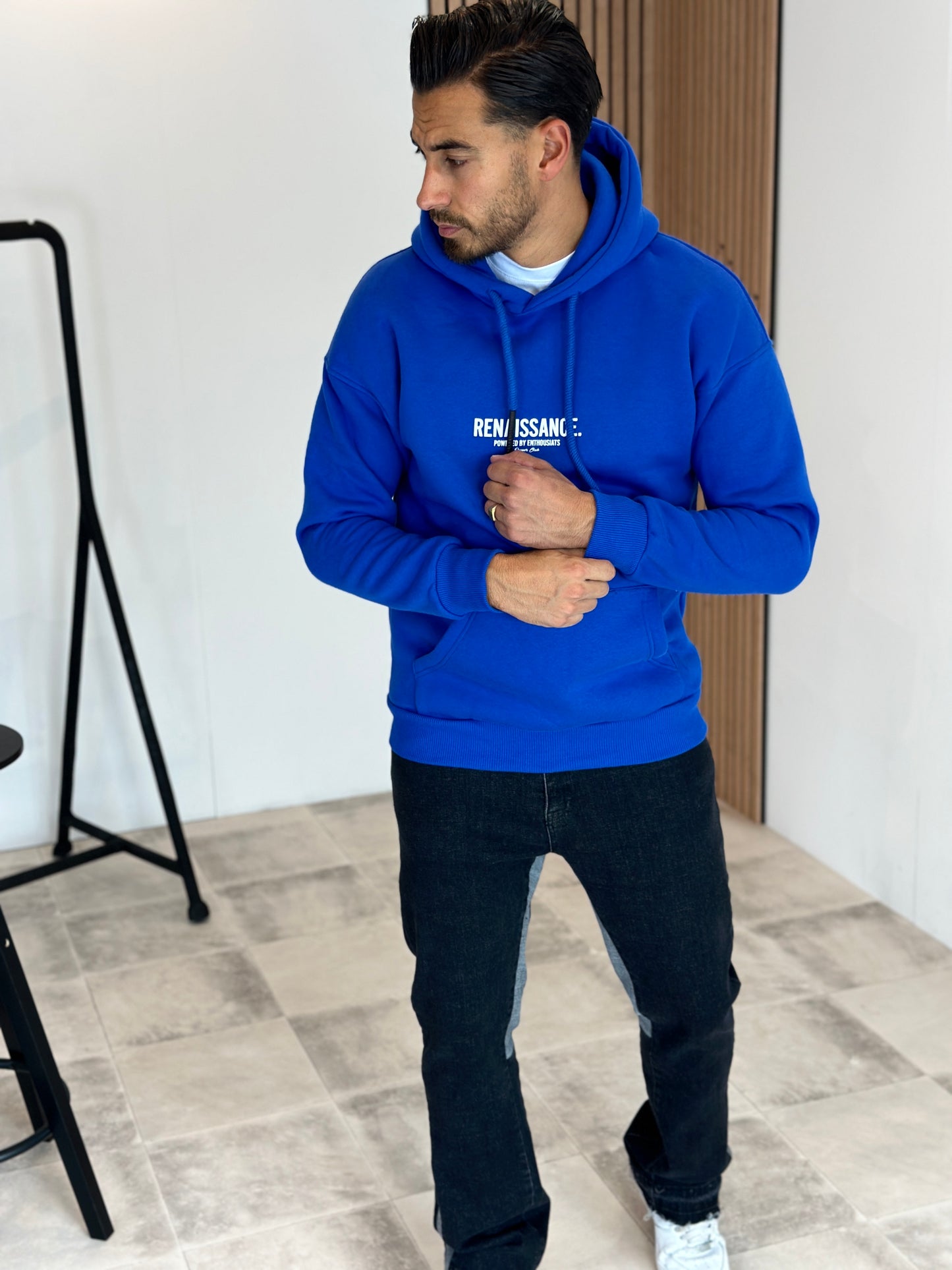 SWEAT A CAPUCHE RENAISSANCE BLEU