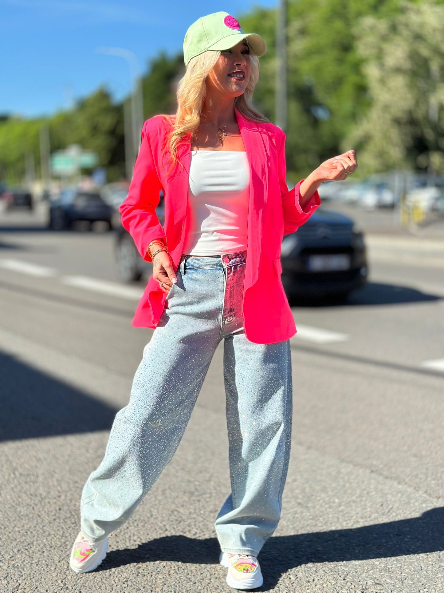 Blazer « COOL » ROSE FLASH