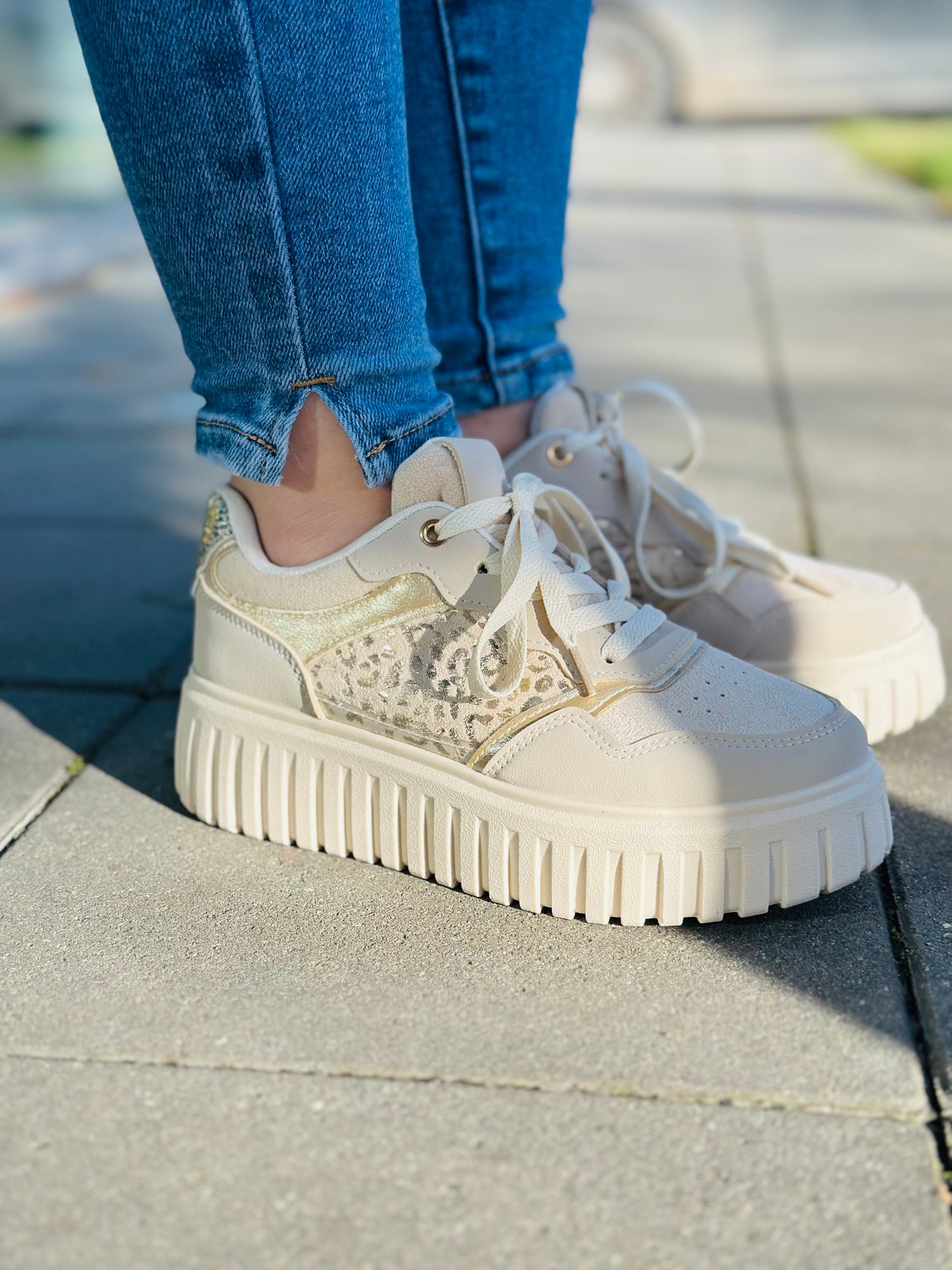 Sneakers « ÉLODIE » BEIGE