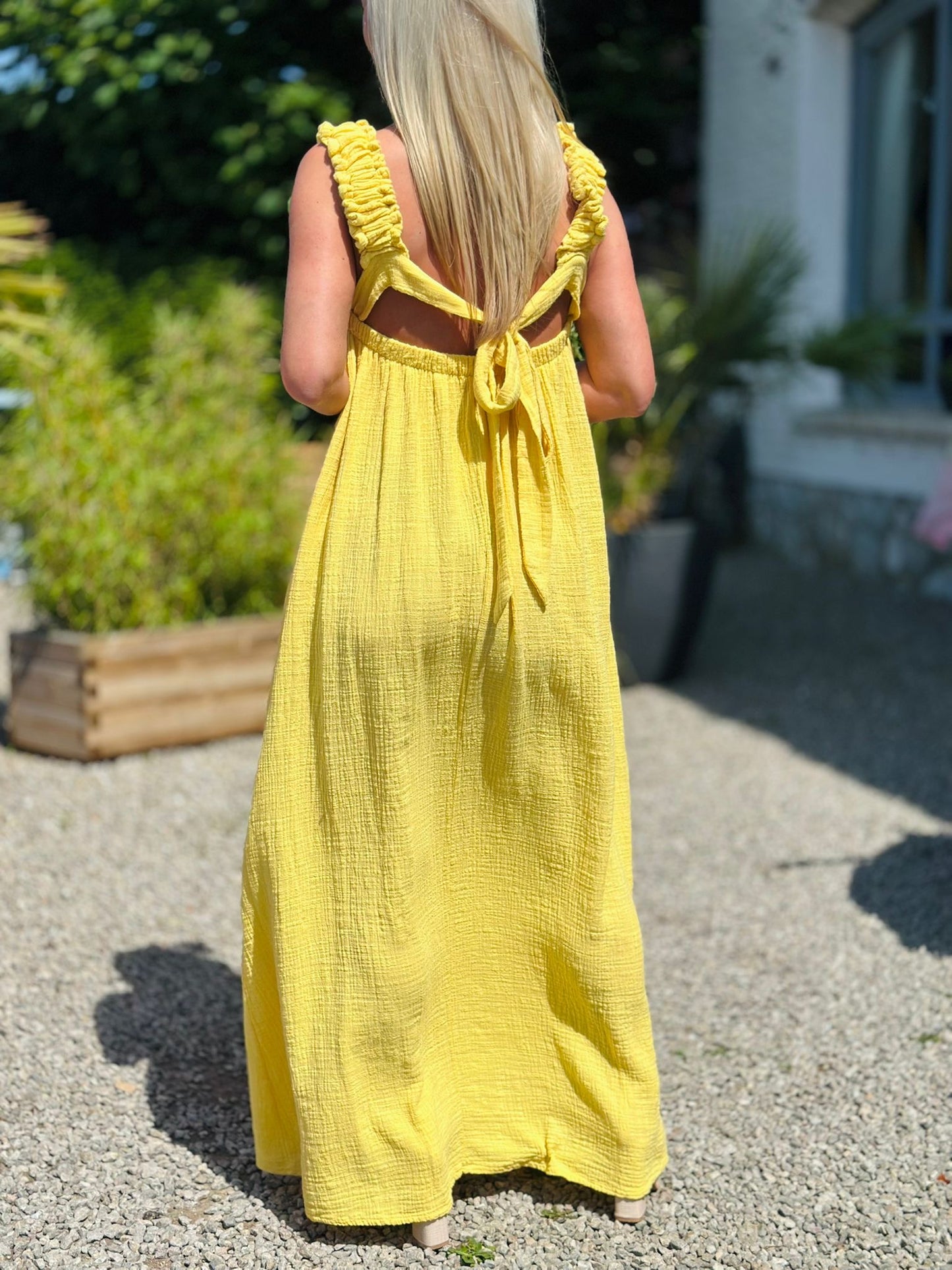 Robe « CLÉLIA » JAUNE