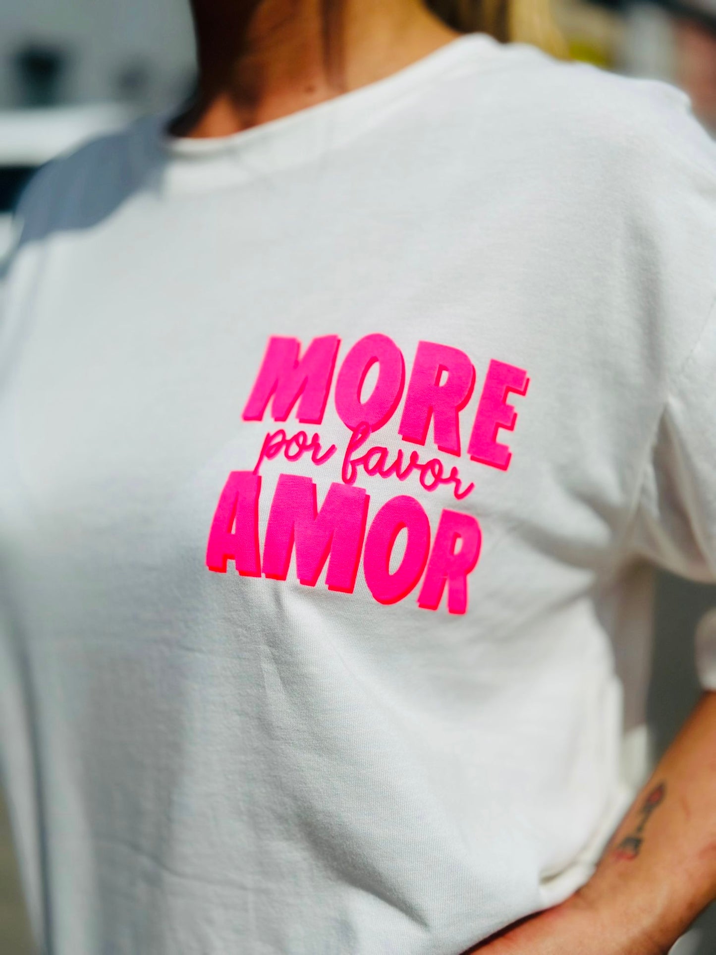 Tee-shirts « AMOR » BLANC
