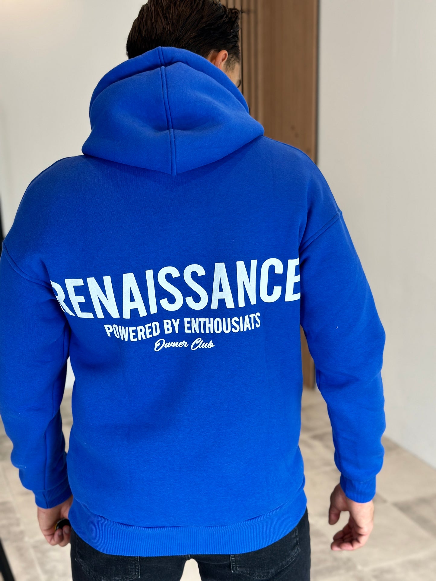 SWEAT A CAPUCHE RENAISSANCE BLEU