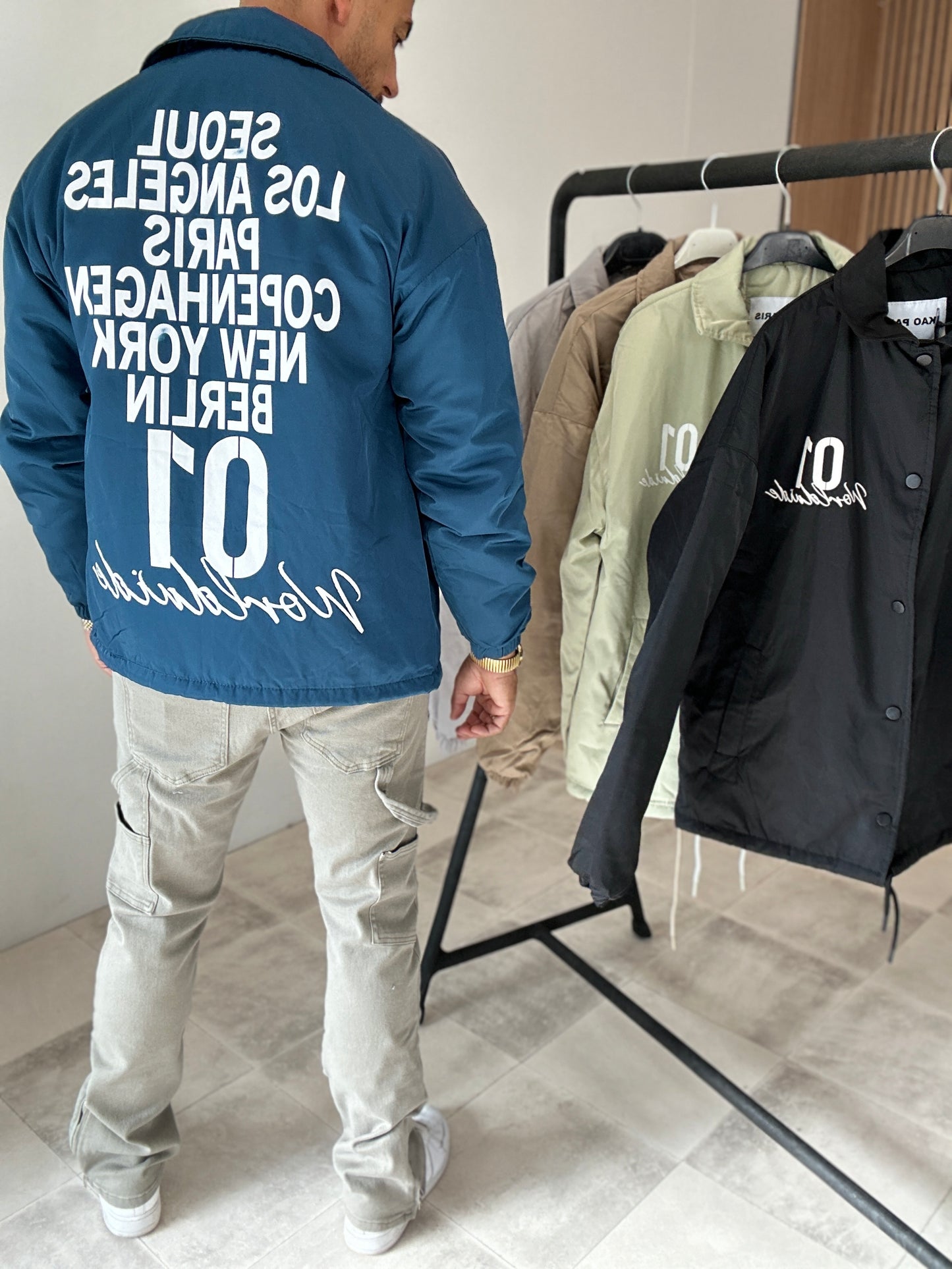 Veste 01 Pétrol