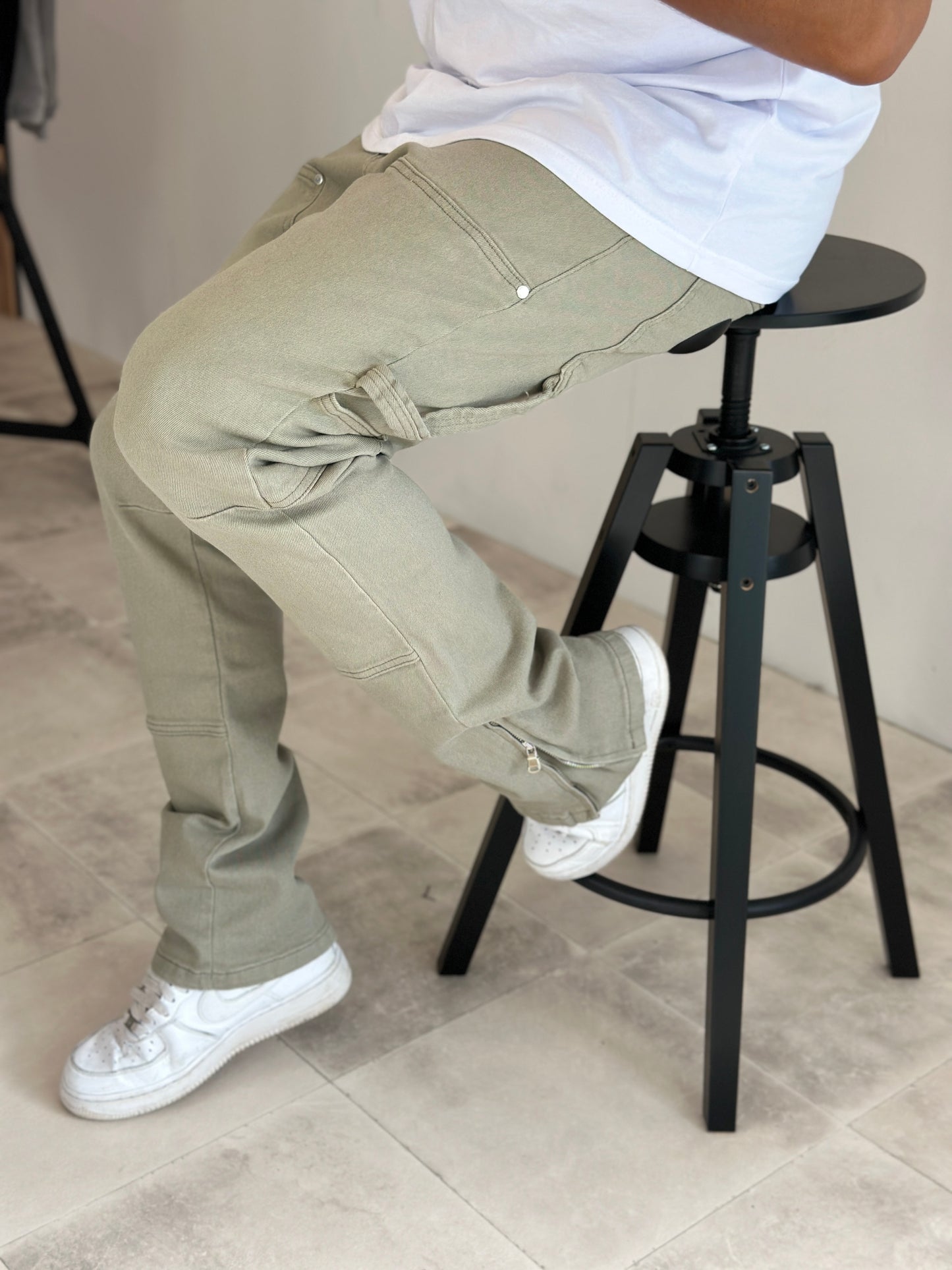 Jeans Diego kaki