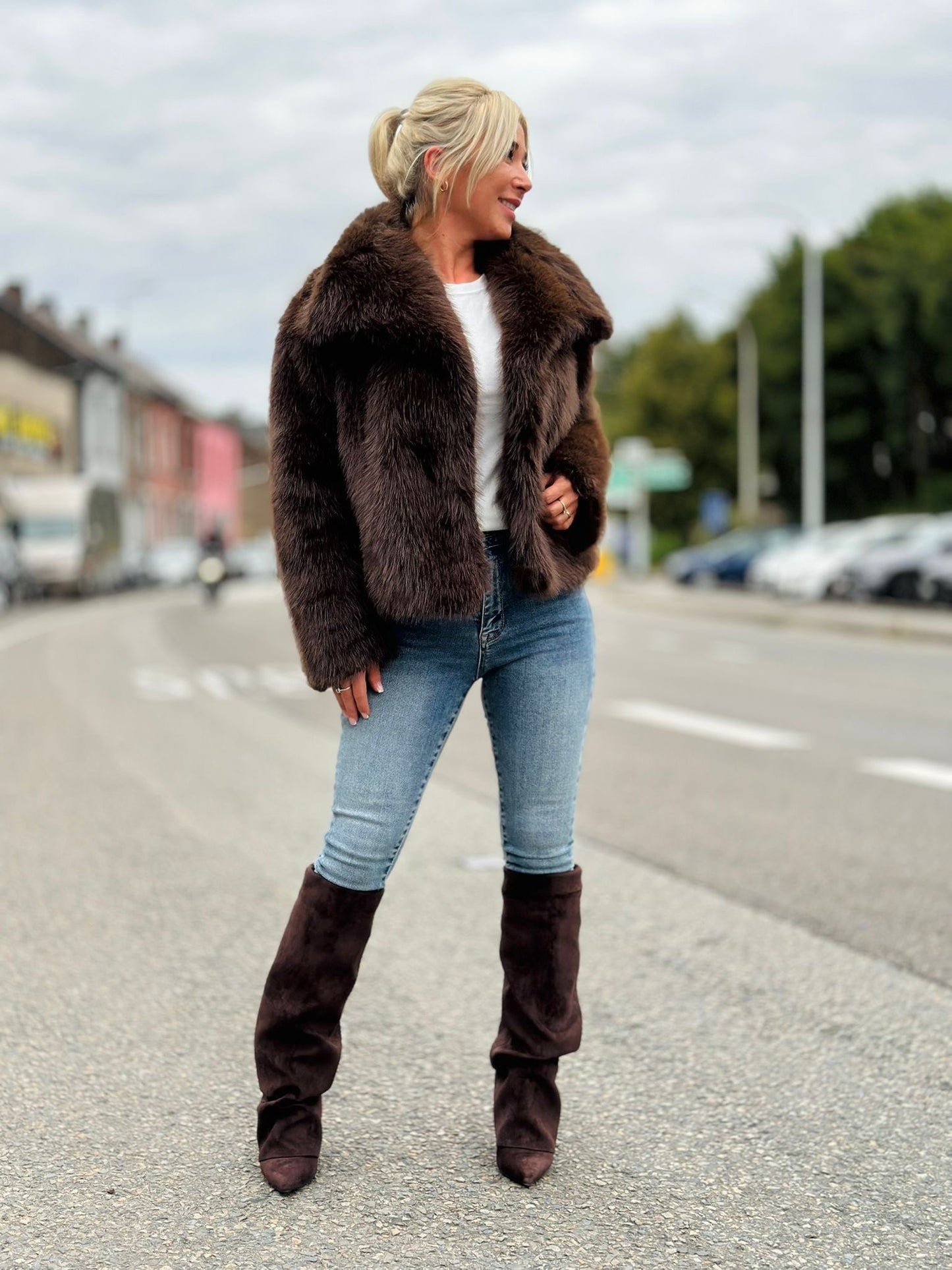 Veste « FOURRURE » CHOCO