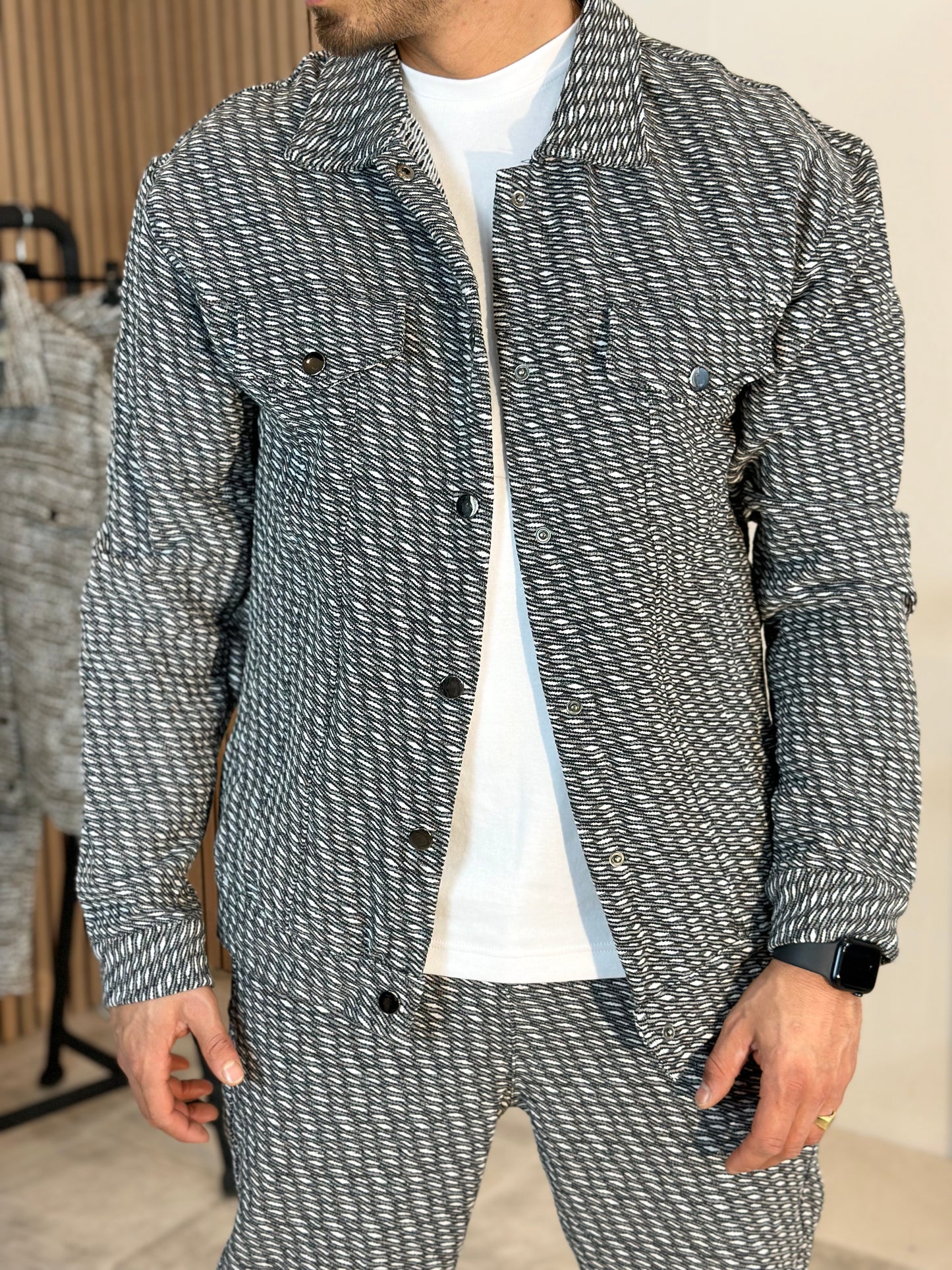 ENSEMBLE MARCO GRIS/NOIR