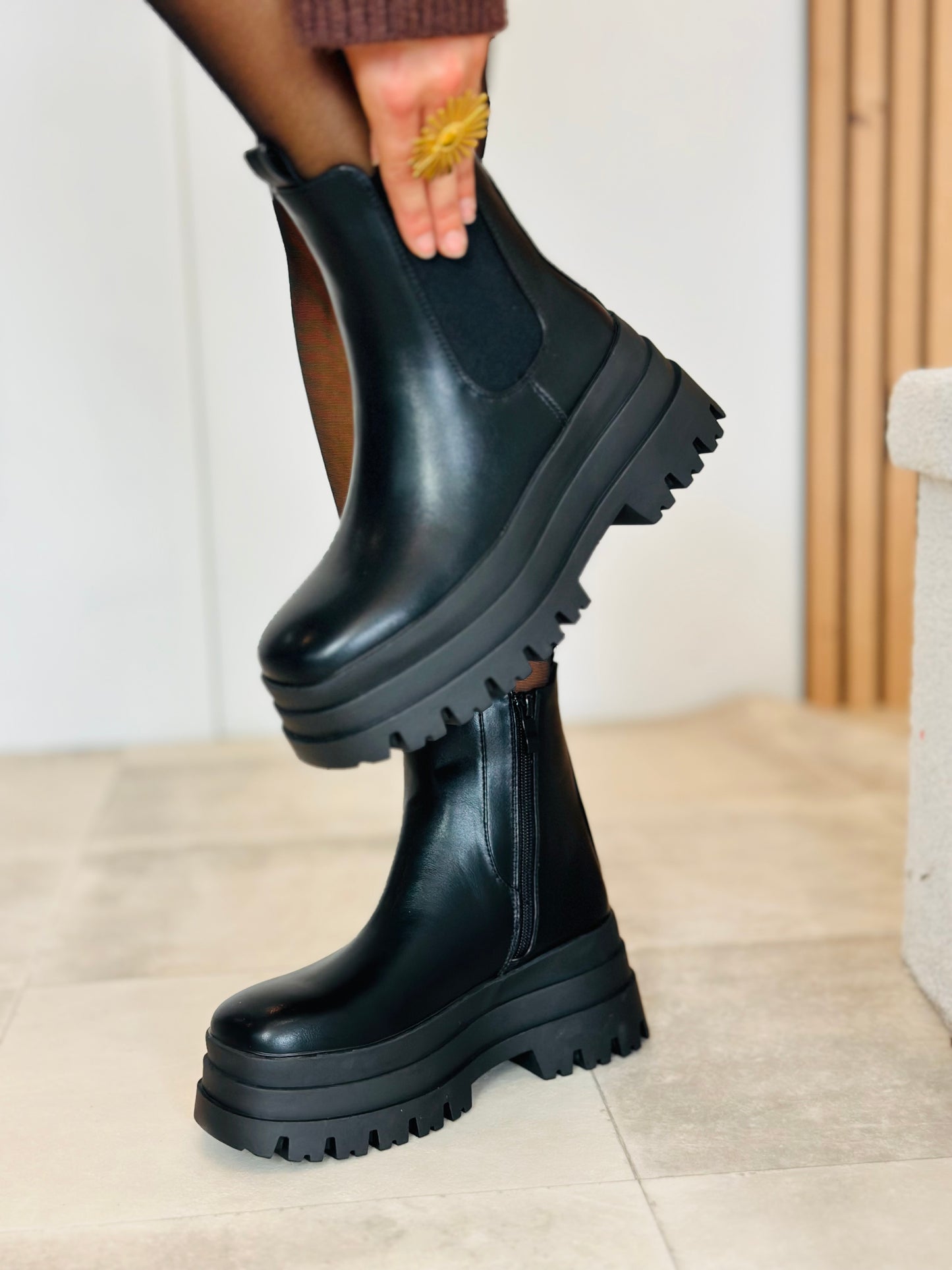 Bottine « CÉLINE » NOIR